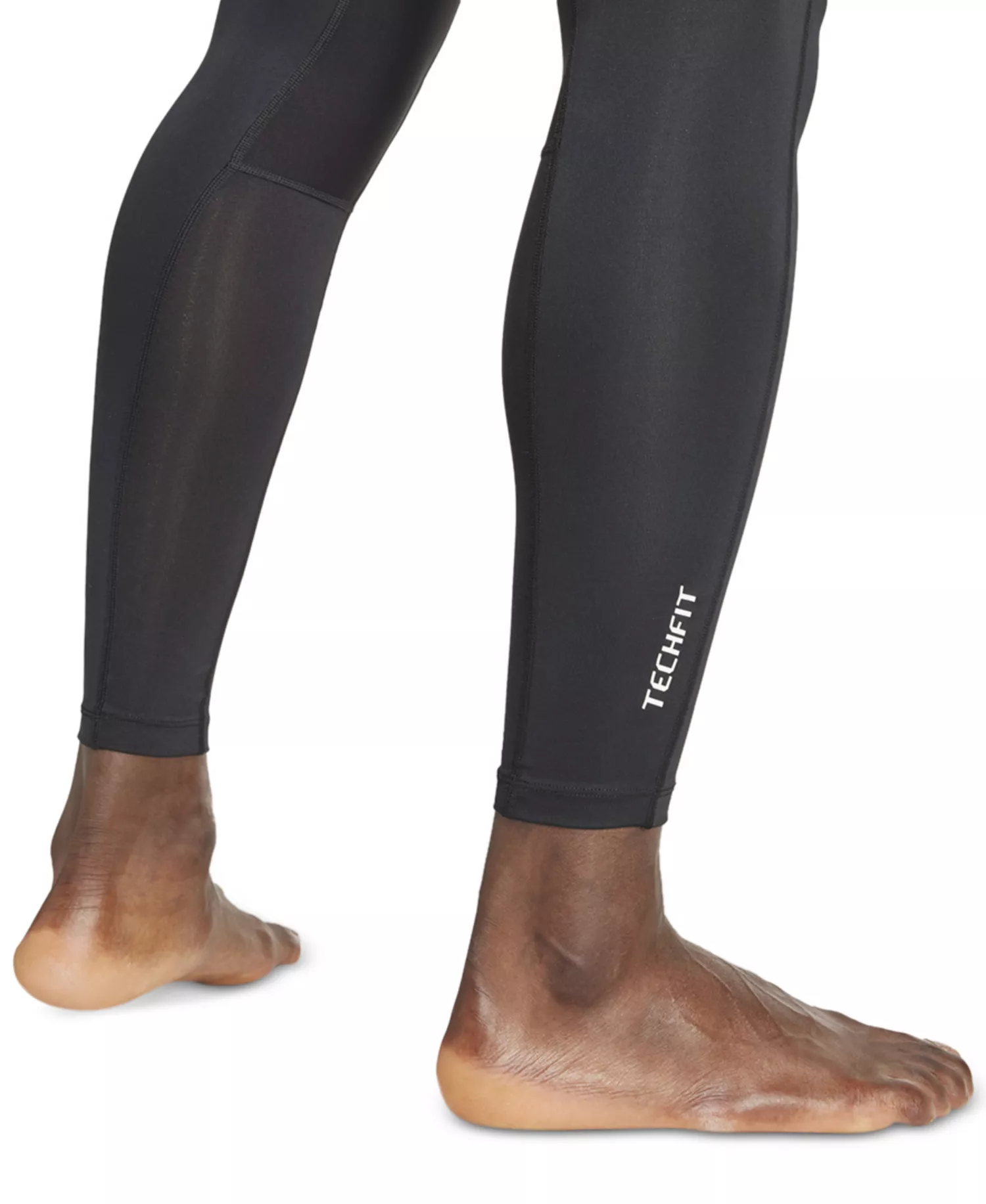 Men's Tech-Fit TF Long Compression Tights - Black - 2XL