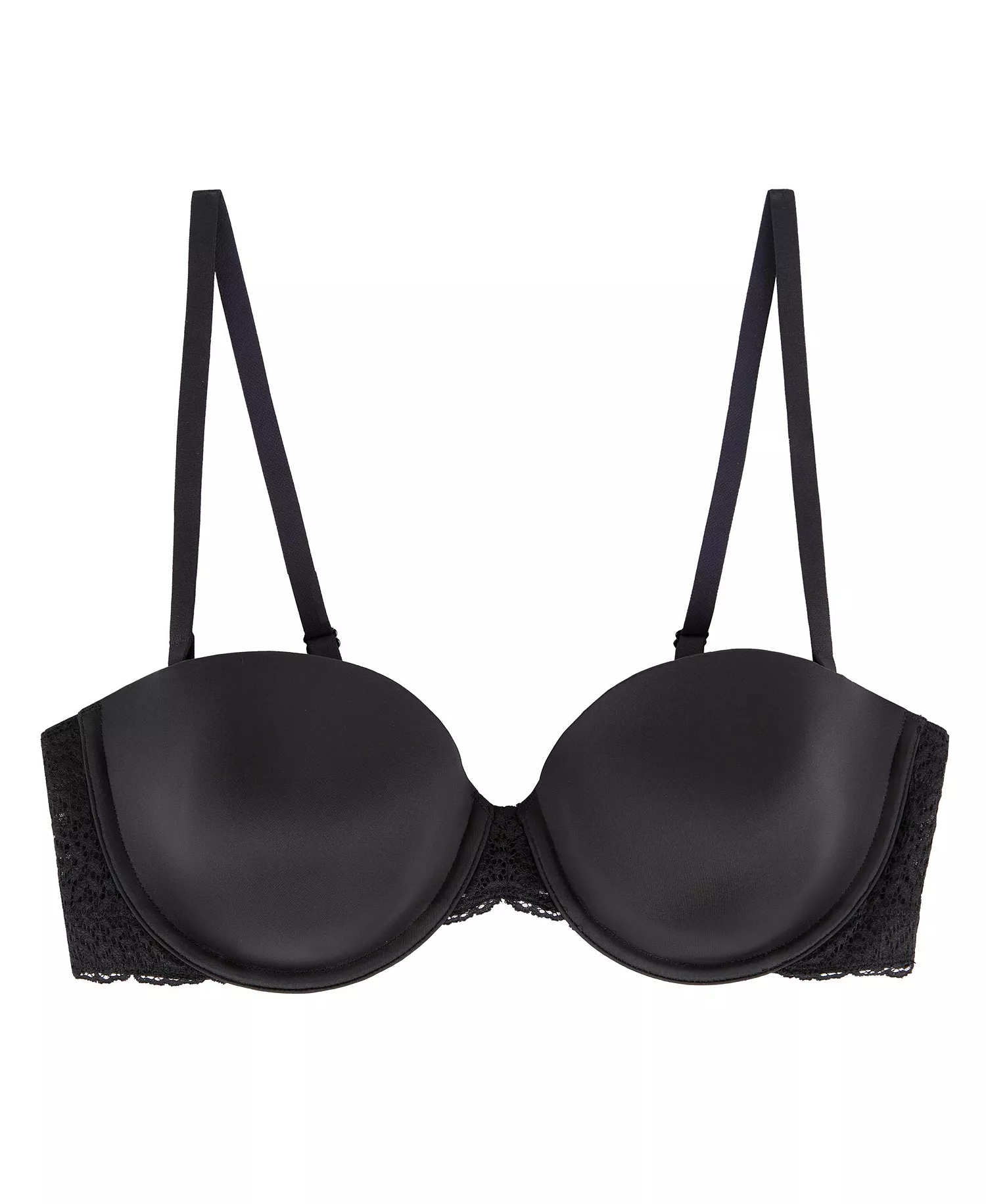 Women's Modern Lace Strapless Bra DK4049 - Black - 32 - B