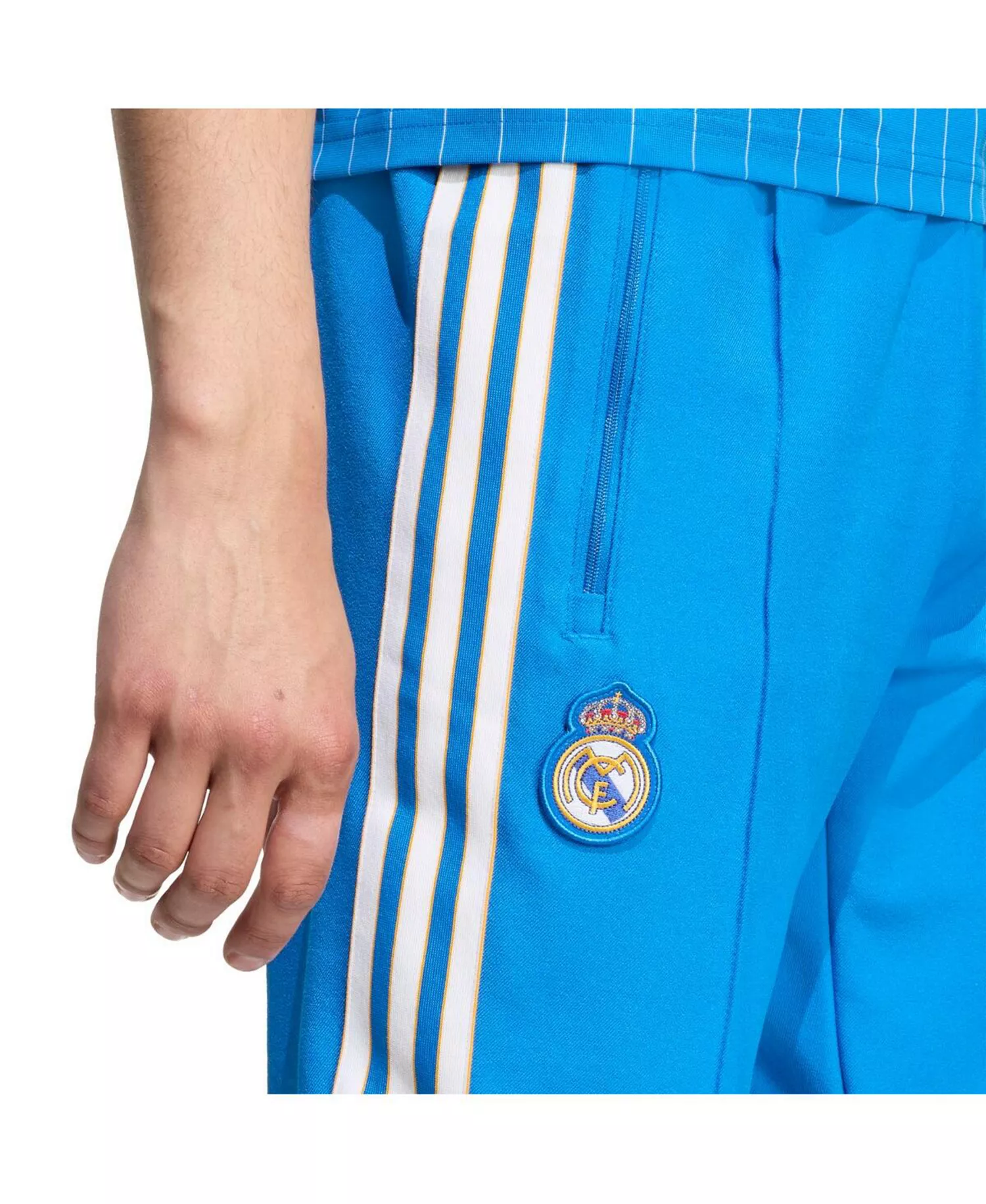 Men's Blue Real Madrid Lifestyler Track Pants - Blue - 2XL