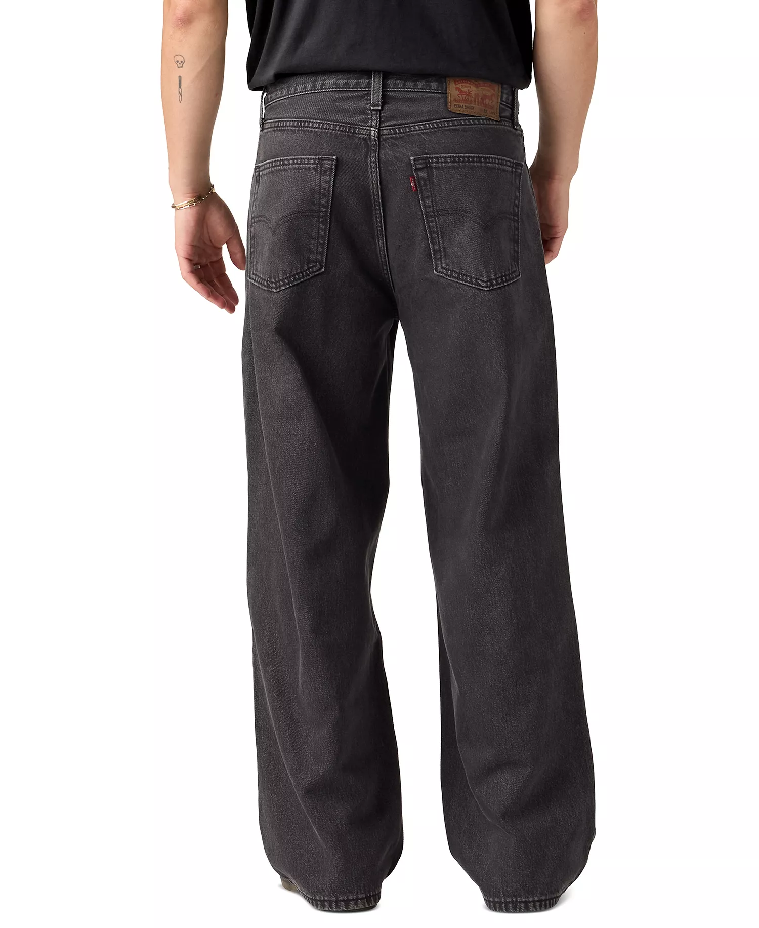 Men's Extra Baggy Jeans - Black - 30 - 30