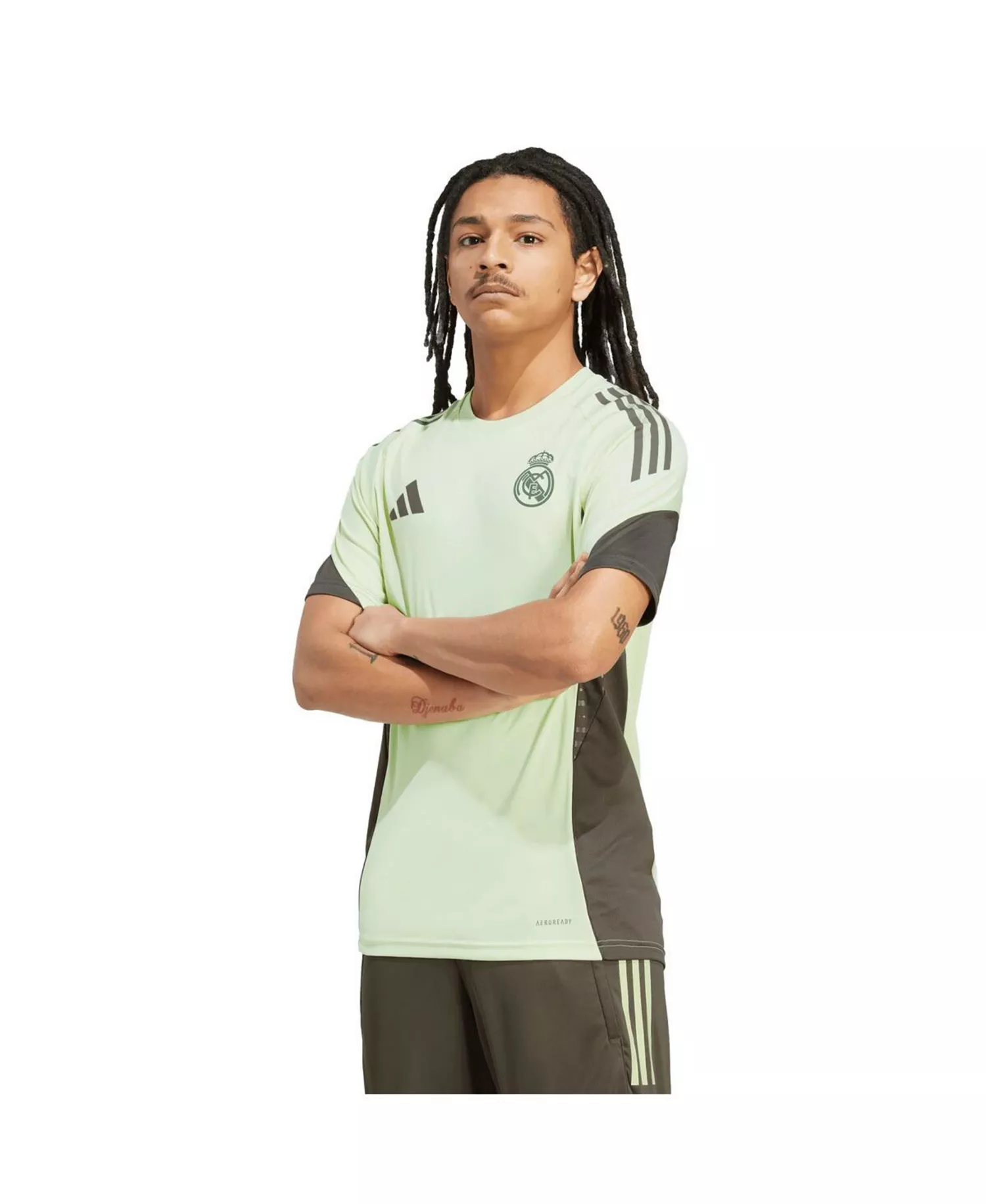 Men's Green Real Madrid 2025/26 AEROREADY Training Jersey - Green - 2XL