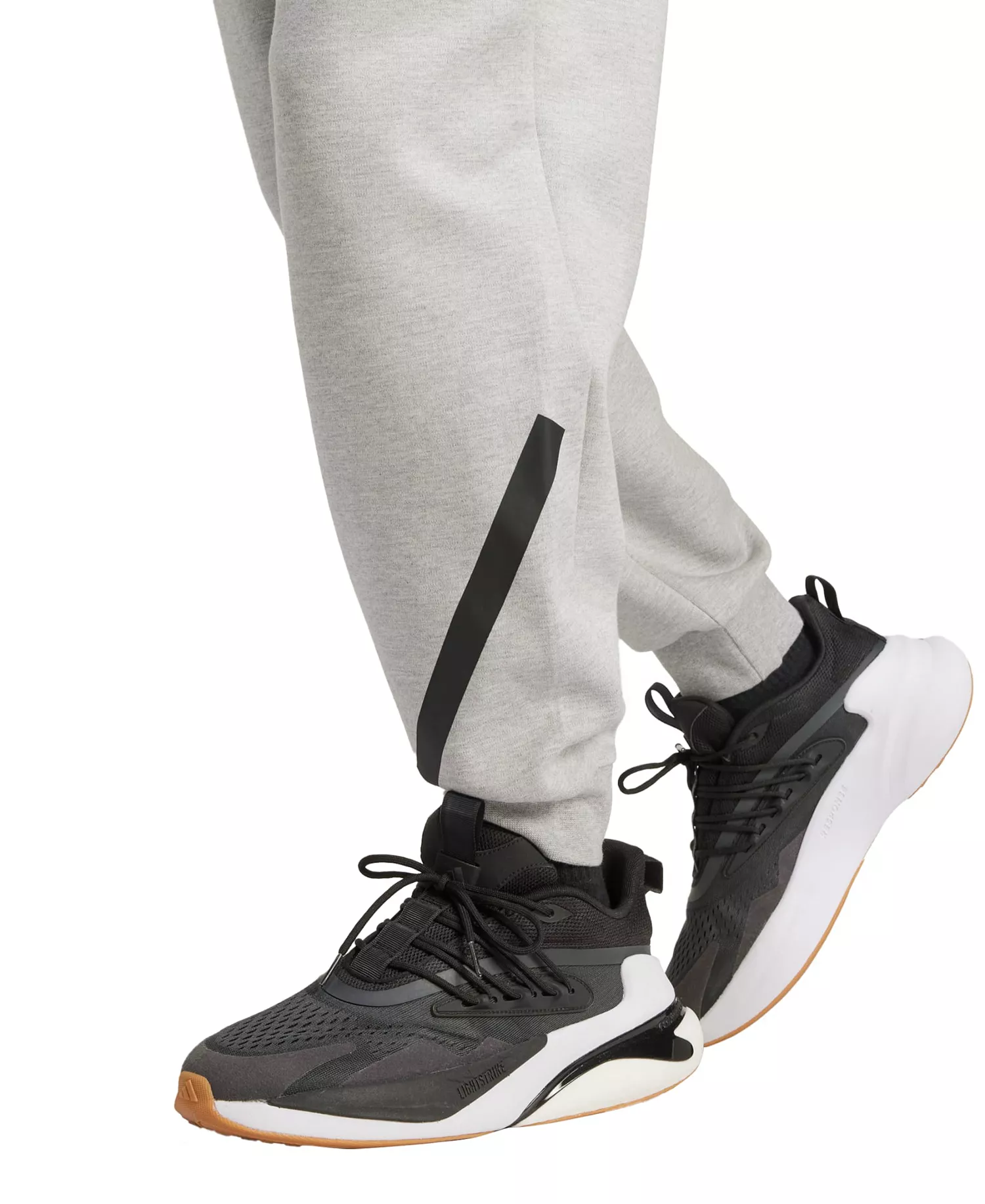 Men's Training Fleece Pants - Gray heather - 2XL