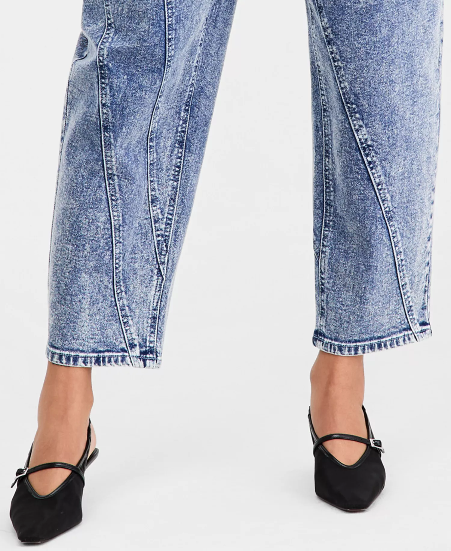 Women's Twisted-Seam Acid-Wash Jeans, Macy's Exclusive - Acid Wash - 0