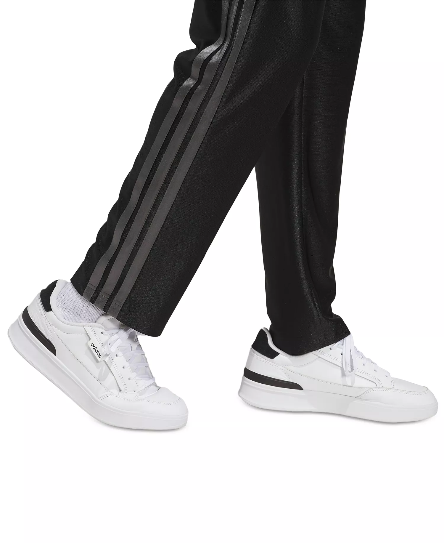 Men's Shine Open Regular-Fit Track Pants - Black - 2XL