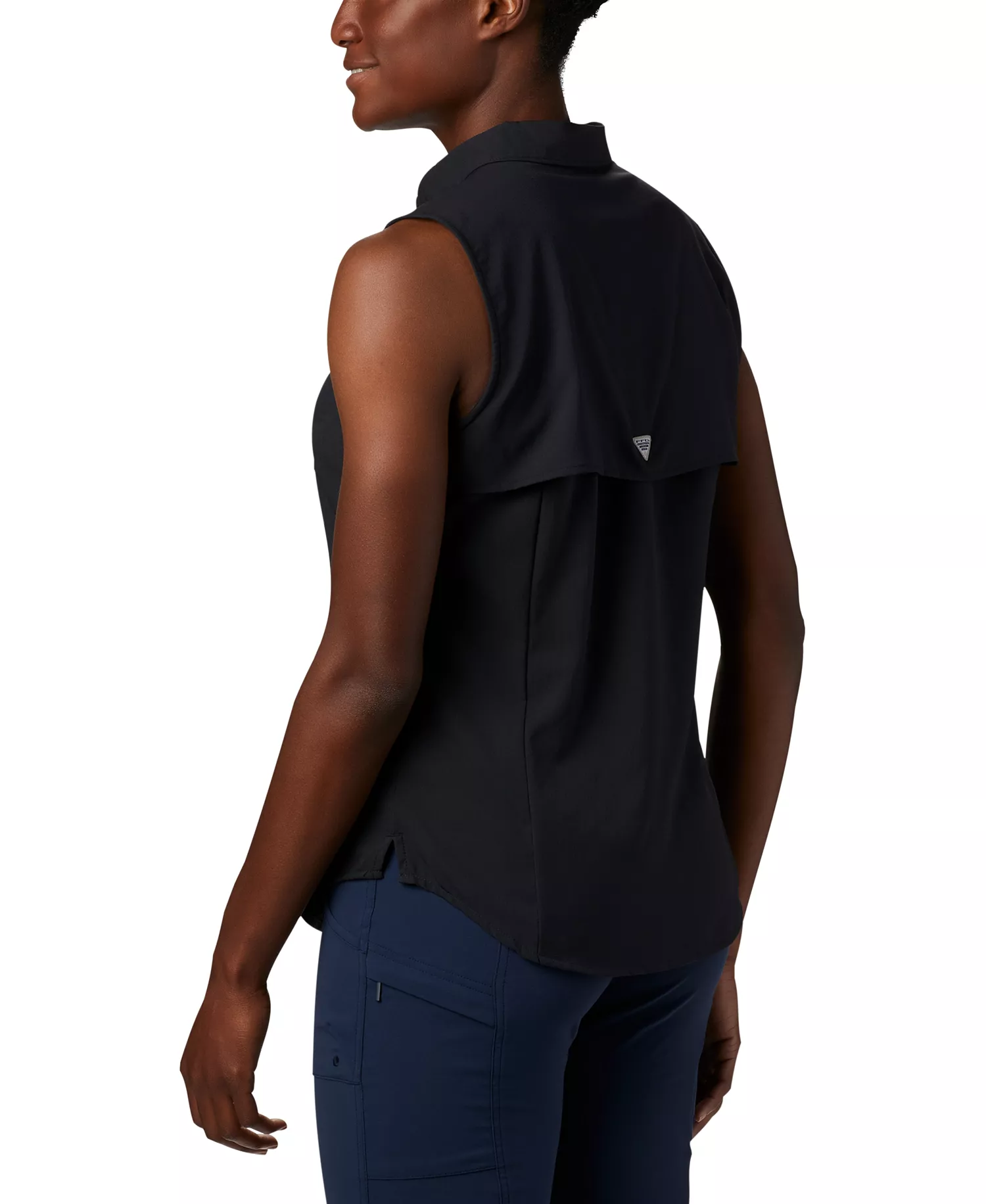 Women's Tamiami Sleeveless Shirt - Black - L