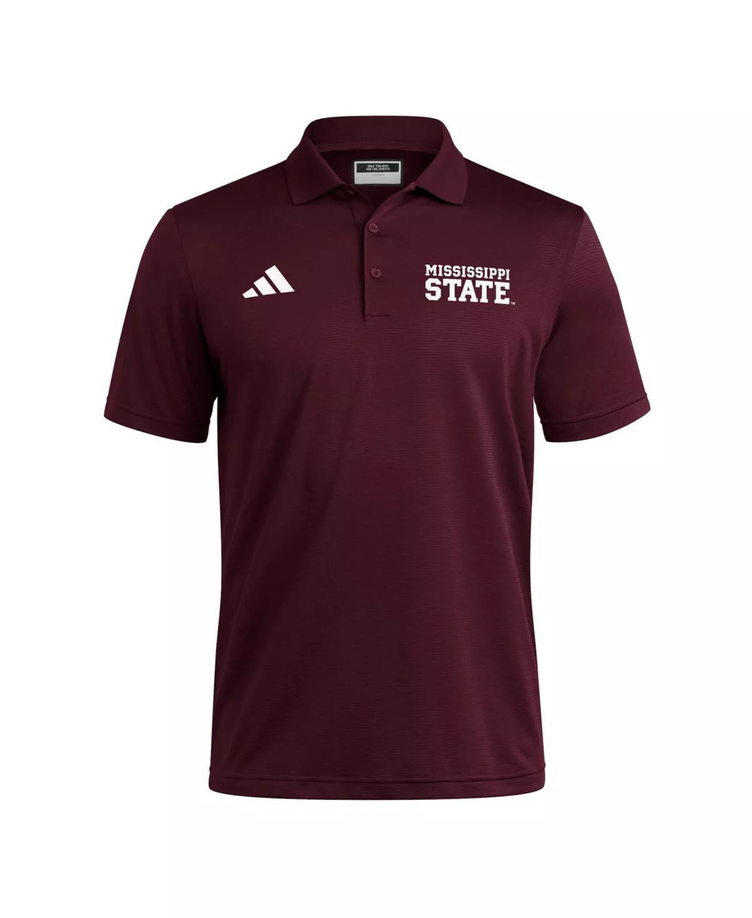 Men's Maroon Mississippi State Bulldogs Ultimate 365 Ottoman Polo Shirt - Maroon - 2XL