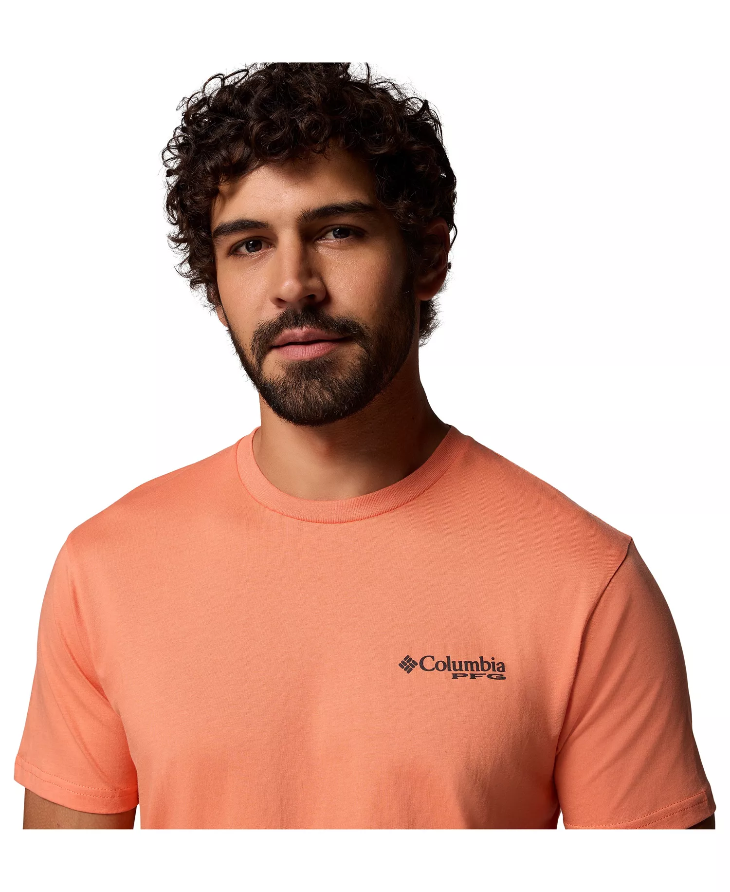 Men's Marlow Graphic T-Shirt - Bright peach - L