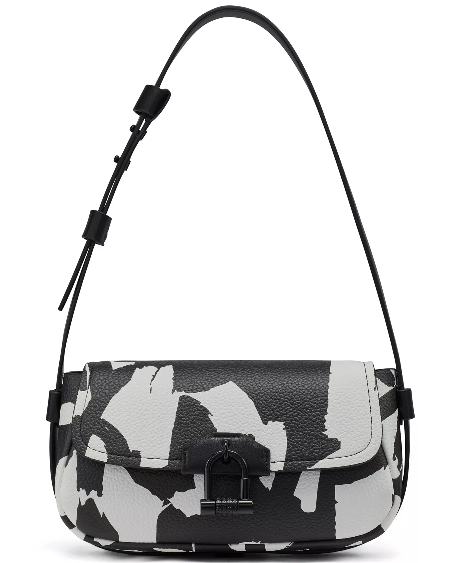 Women's Karlie Baguette Small Shoulder Bag - Optic White/Black - ONE SIZE