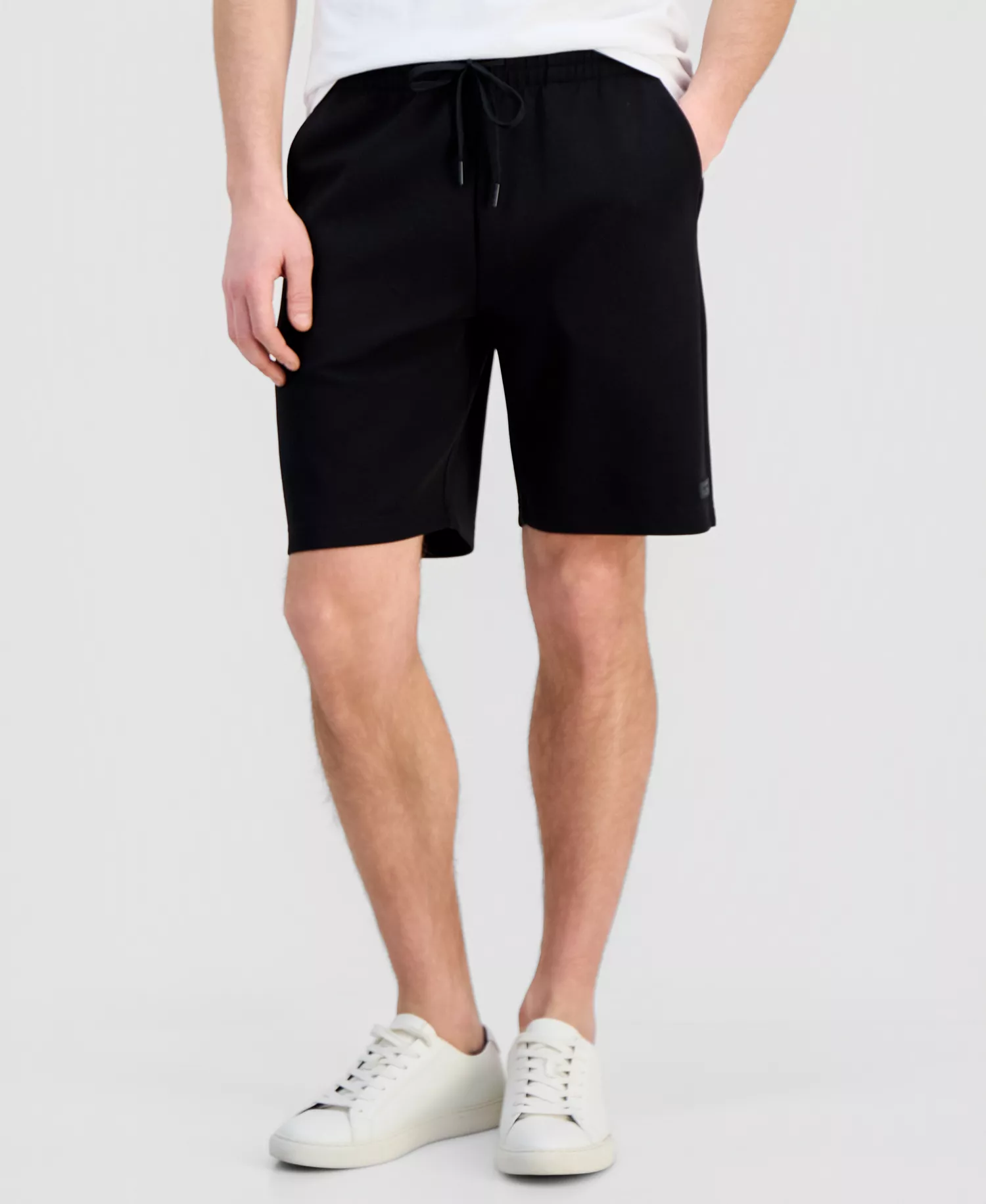 Men's Ponté-Knit 8.5" Pull-On Shorts - Black - 2XL