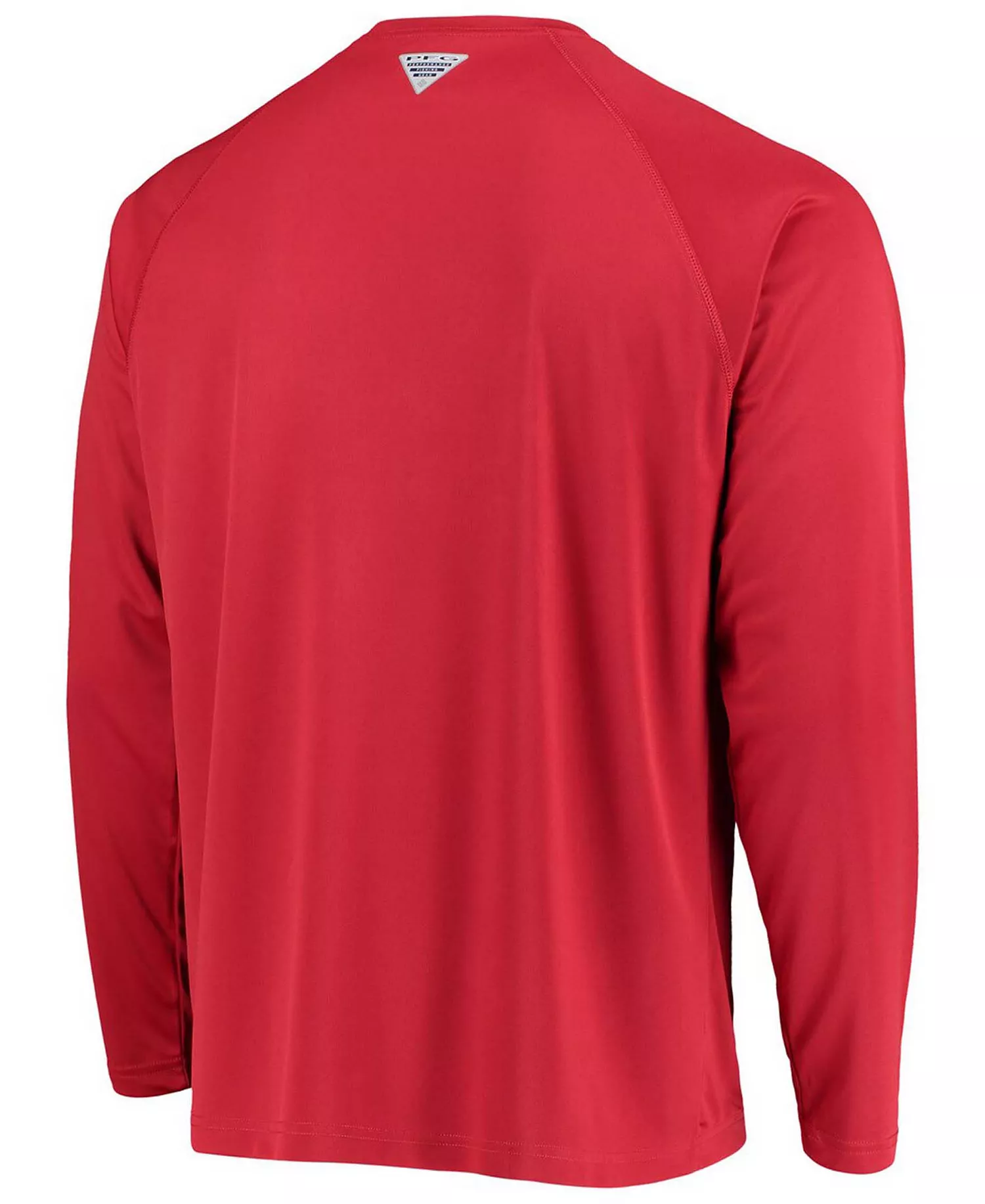 Men's PFG Ohio State Buckeyes Terminal Tackle Omni-Shade Long Sleeve T-Shirt - Scarlet - L