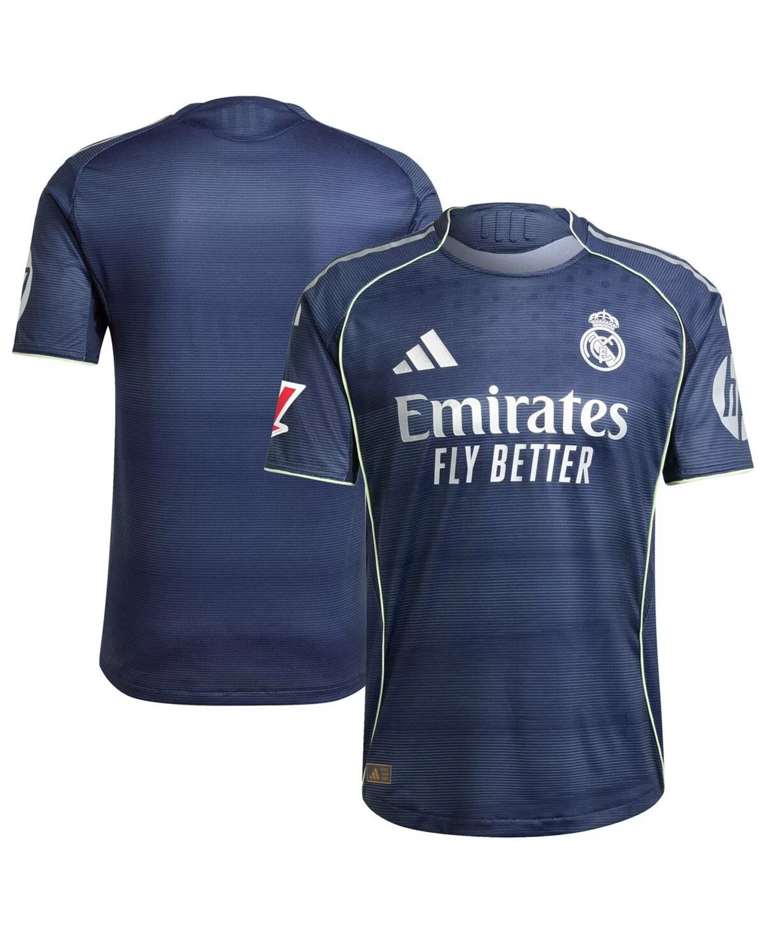 Men's Blue Real Madrid 2025/26 Away Authentic Jersey - Blue - M