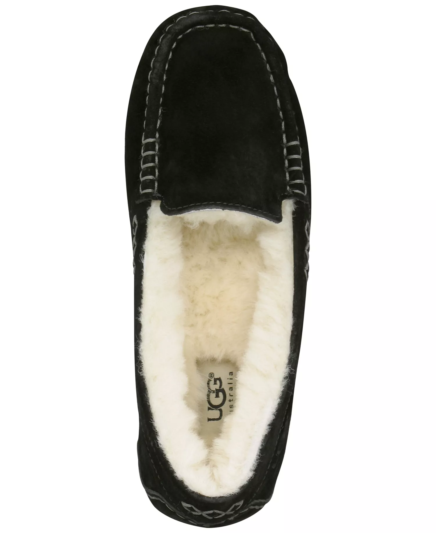 Women's Ansley Slip On Moccasin Slippers - Black - 10M
