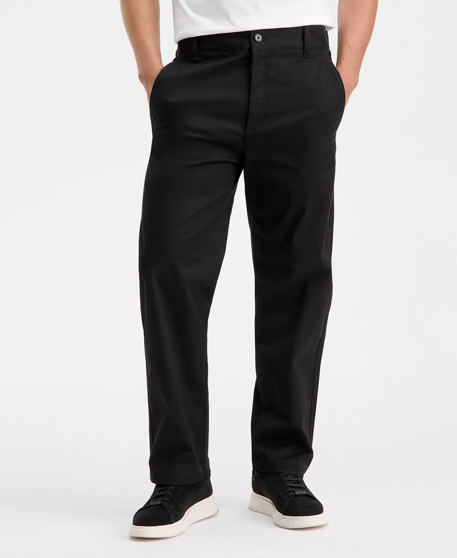 Men's Cino261 Regular-Fit Pants - Black - 2XL