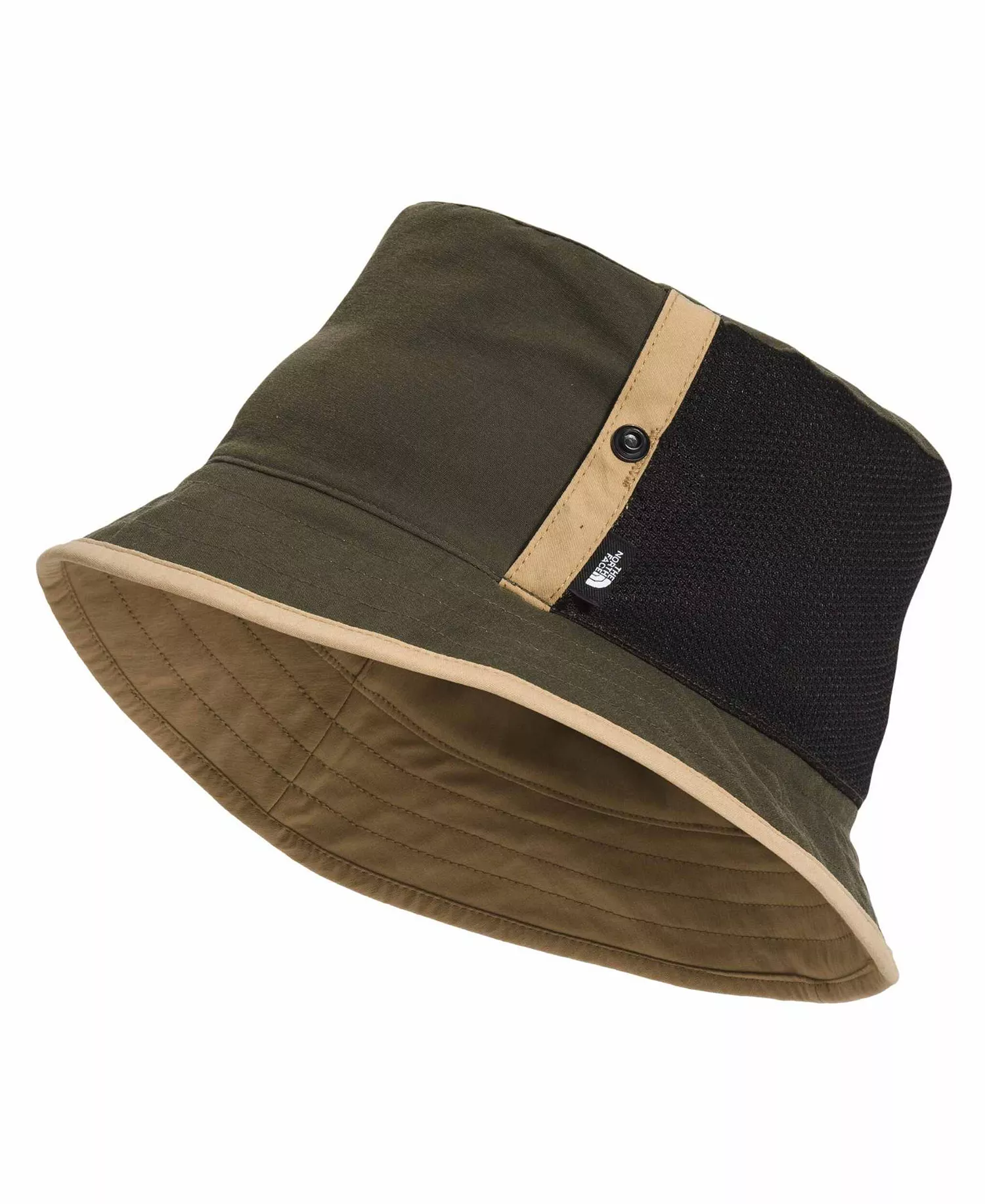 Men's Class V Reversible Bucket Hat - New taupe green, Khaki stone - S/M