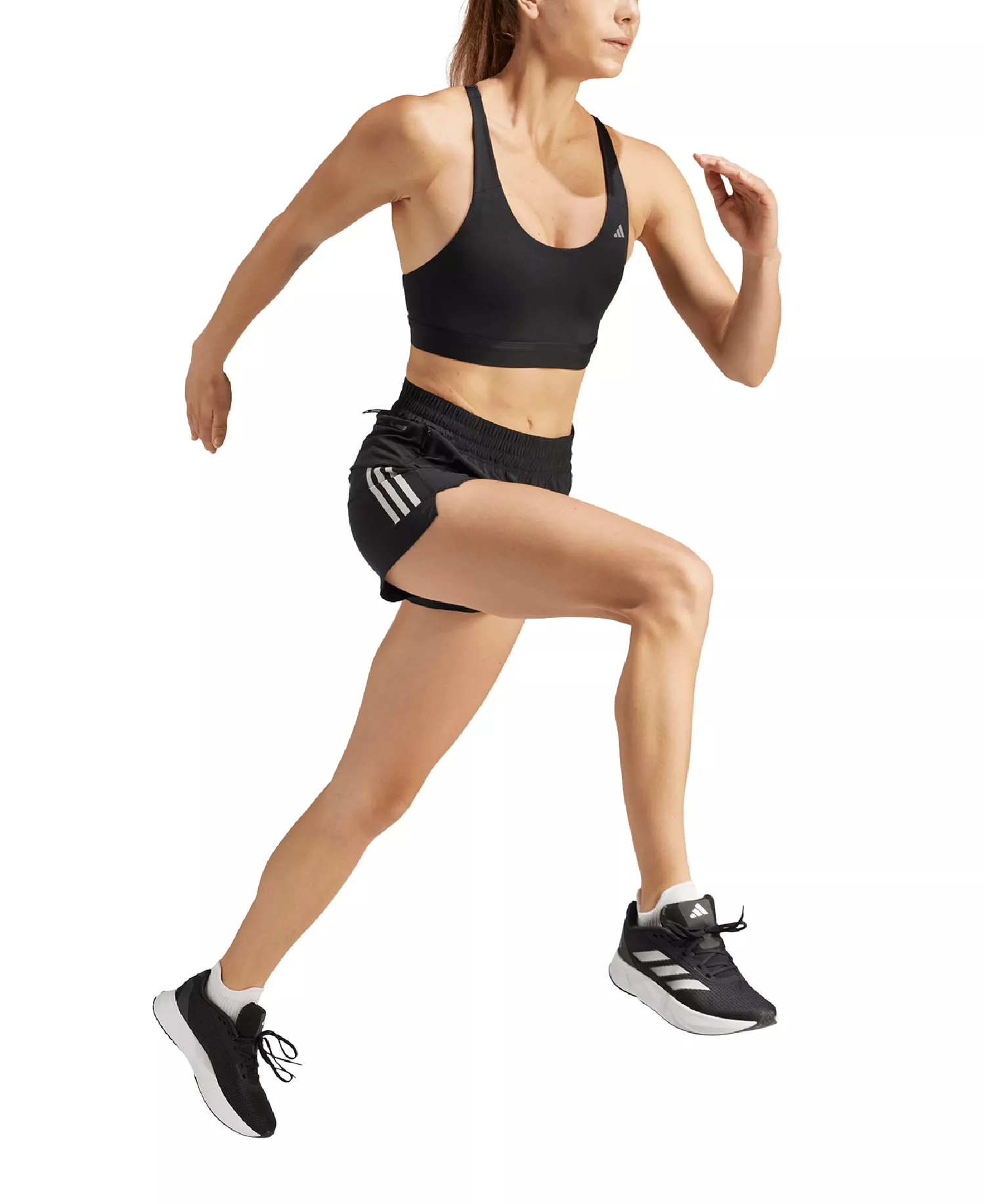 Women's Own the Run Moisture-Wicking Shorts - Black - L