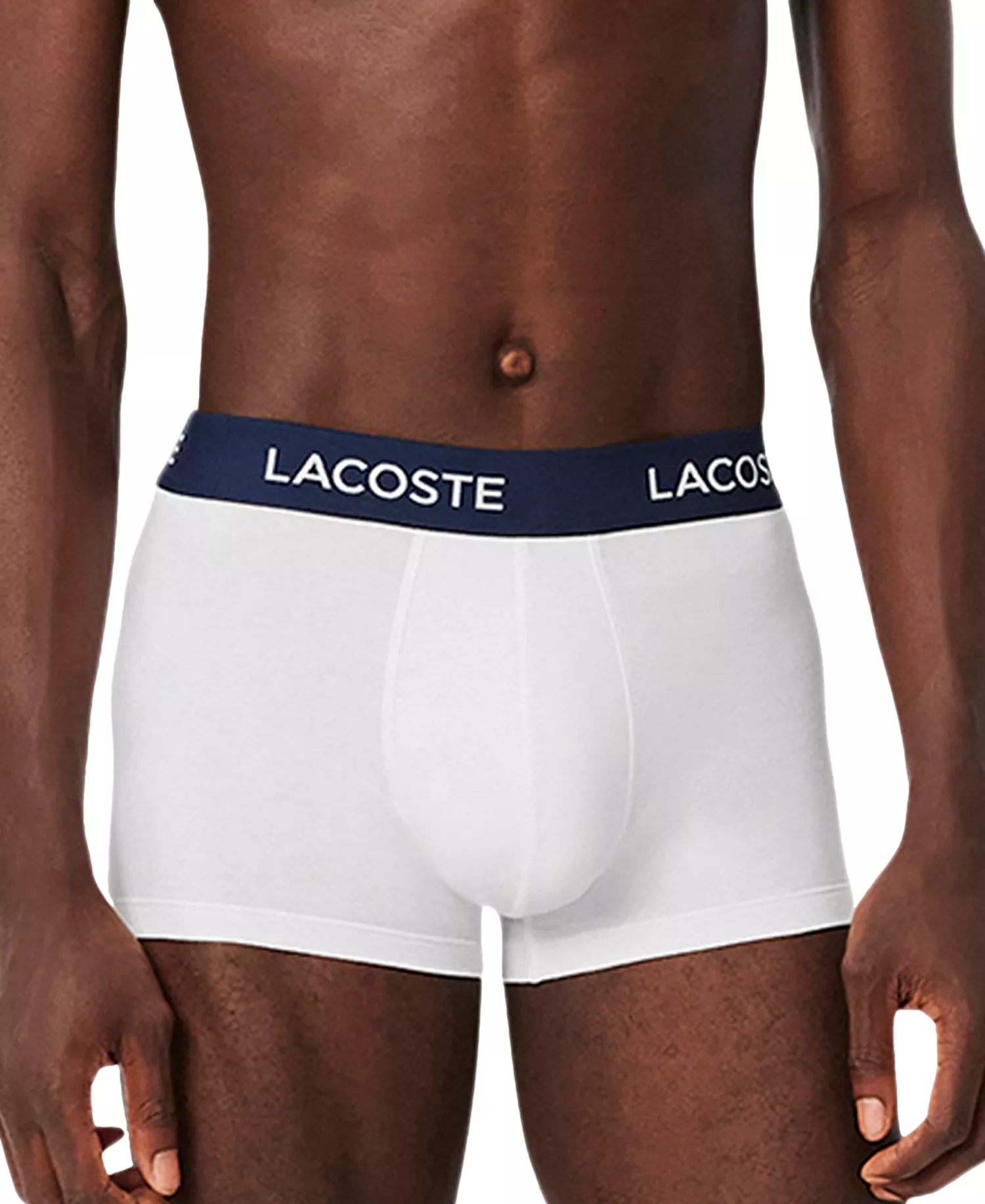 Men's 5- Pack Cotton Stretch Trunks - BLACK - L