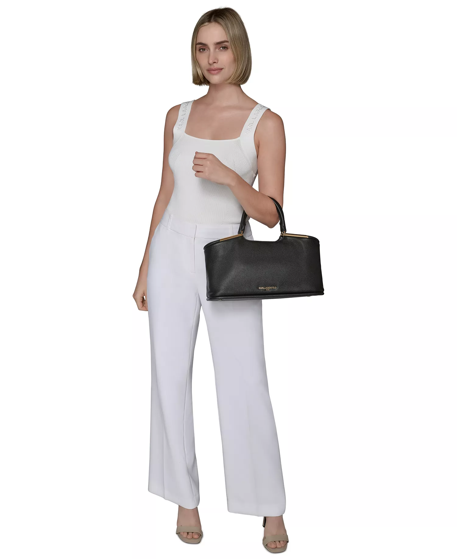 Valerie Satchel Bag  - Black/gold - NO SIZE