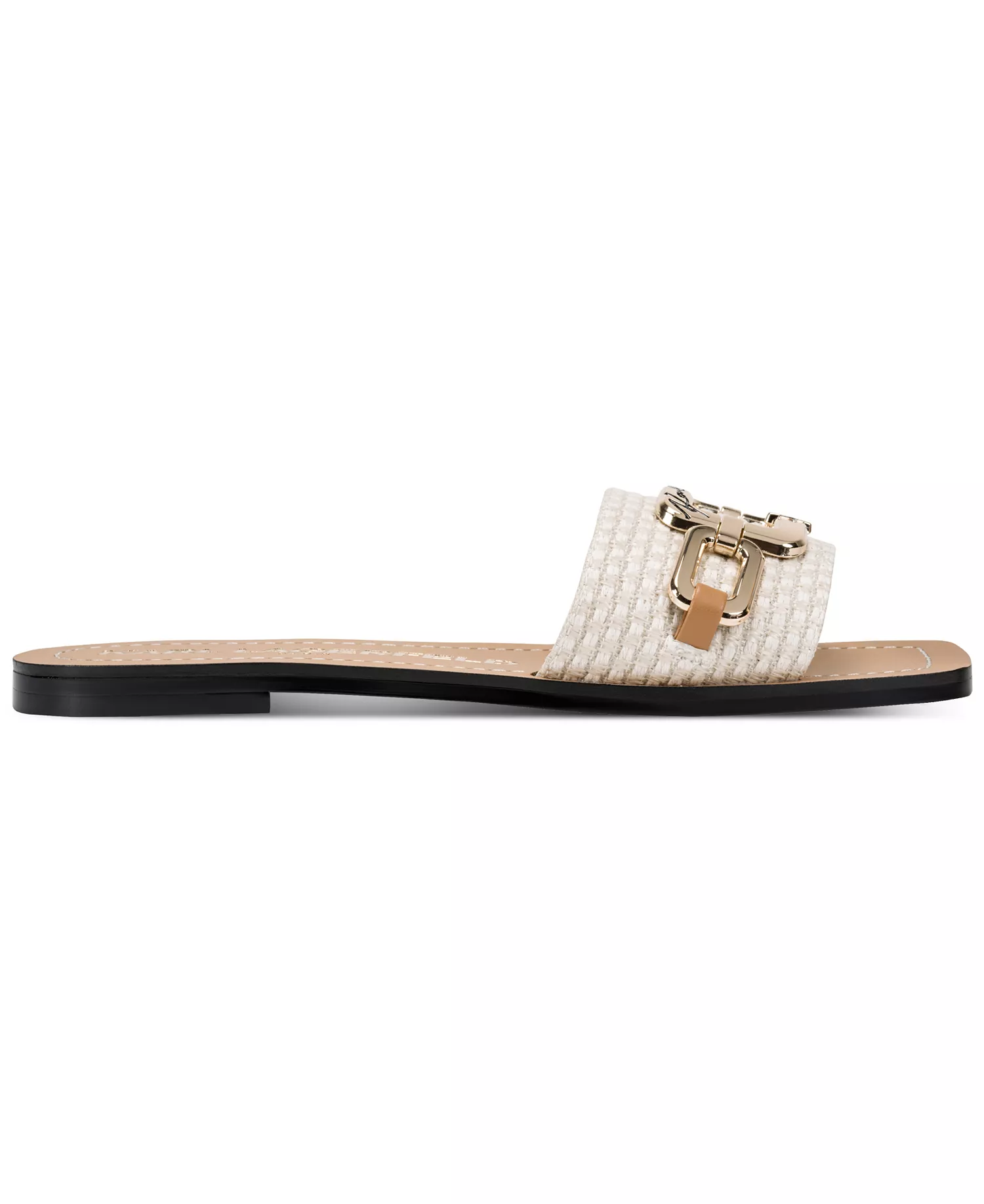 Women's Marzella Slide Flat Sandals - Cream - 10M