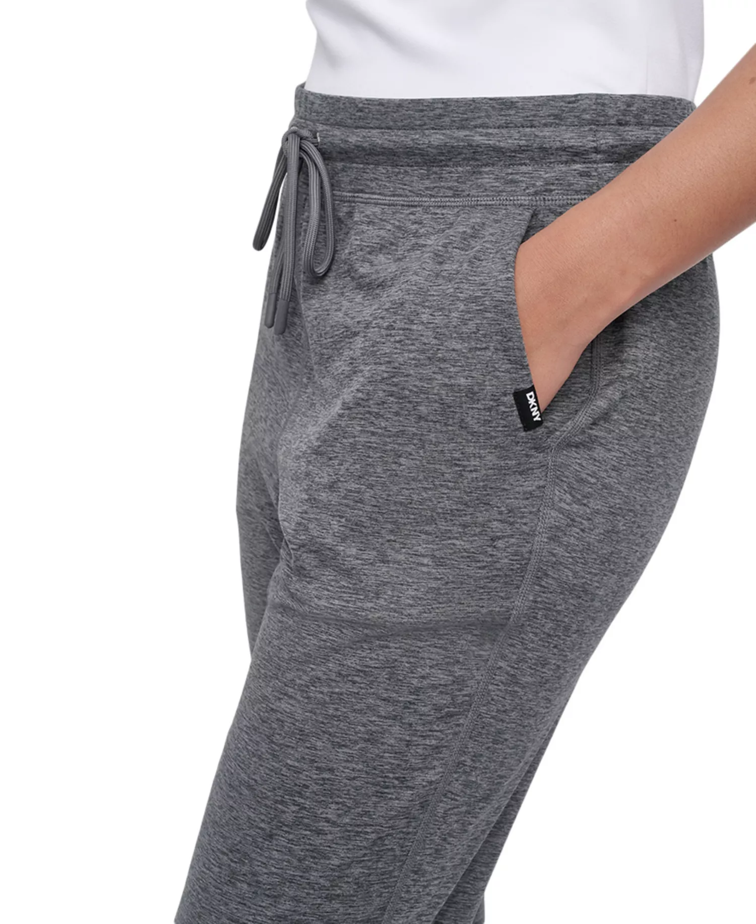 Sport Women's Spacedye High-Waist Slim Joggers - Black Spacedye - L
