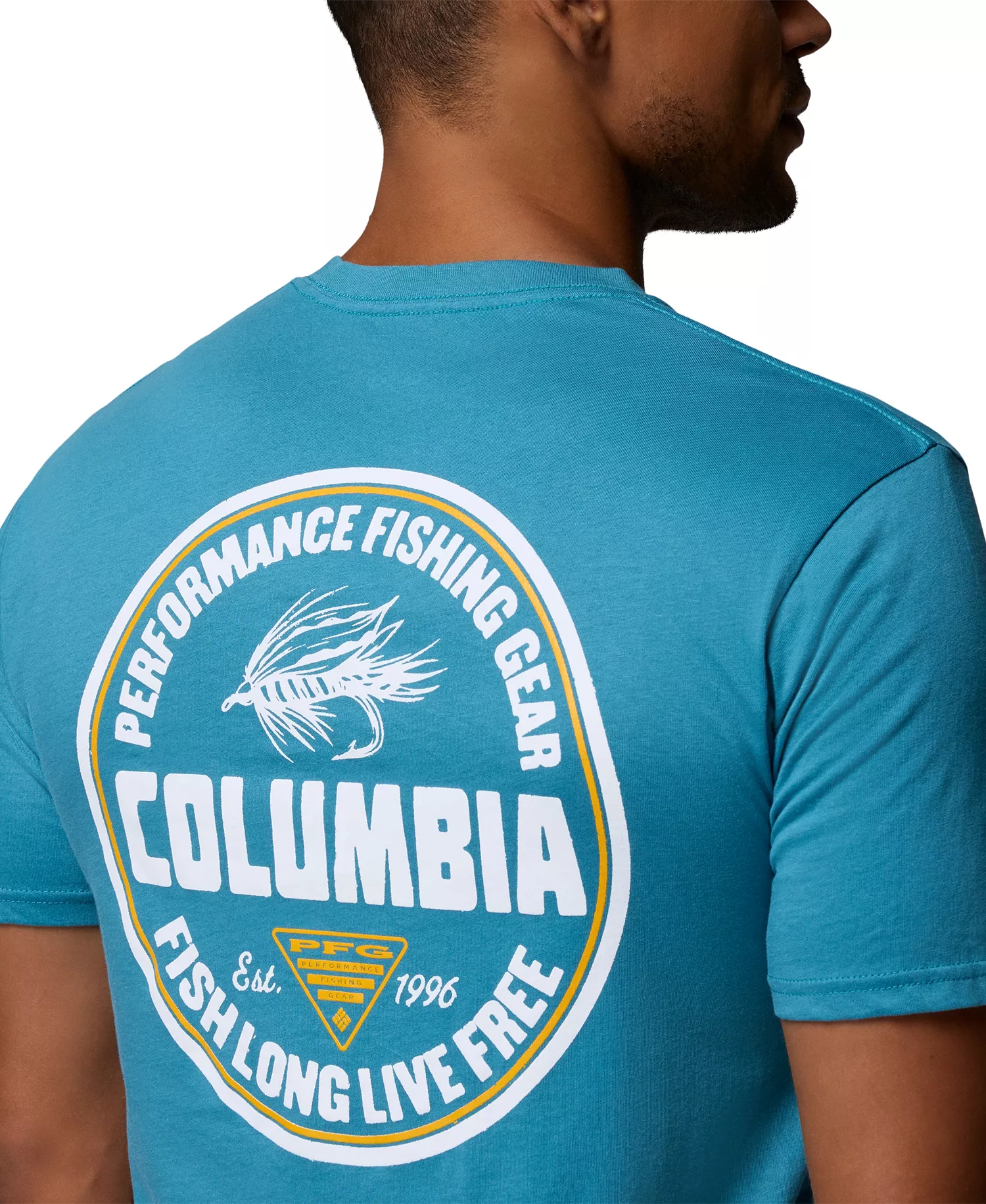 Men's Yuri Graphic T-Shirt - Canyon blue - L