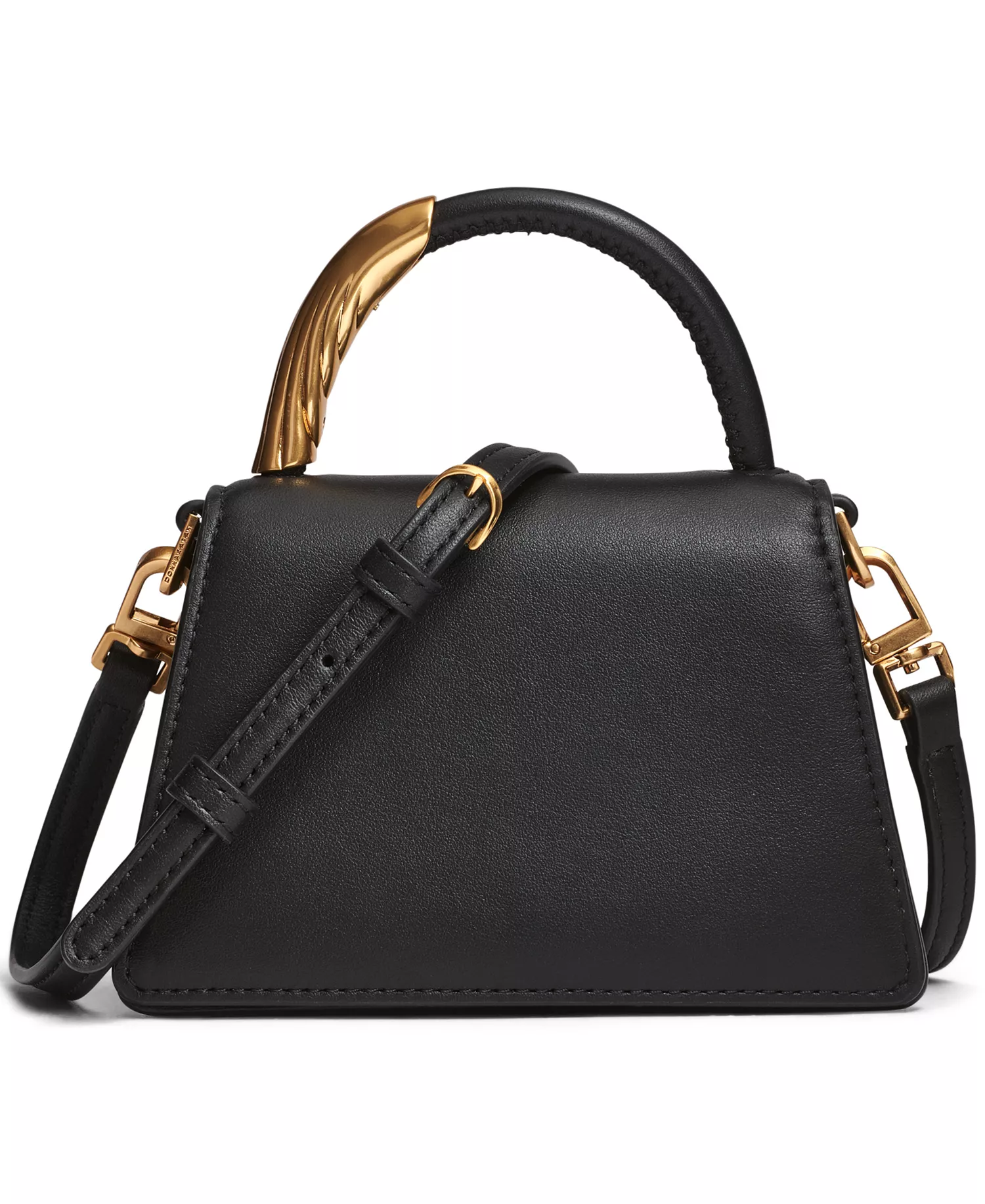 Women's Tulle Mini Crossbody Bag - Black/gold - NO SIZE