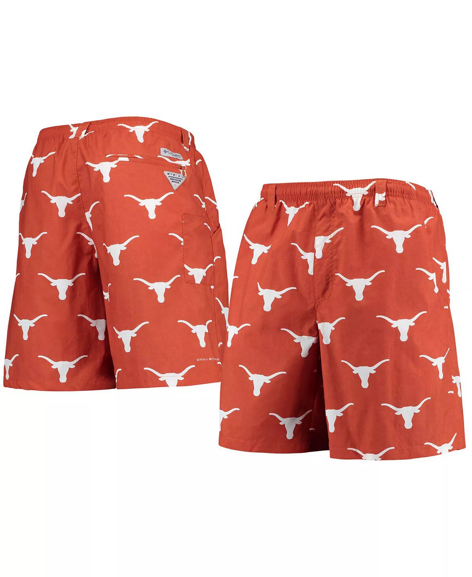 Men's Texas Orange Texas Longhorns Backcast II Omni-Shade Hybrid Shorts - Texas Orange - M