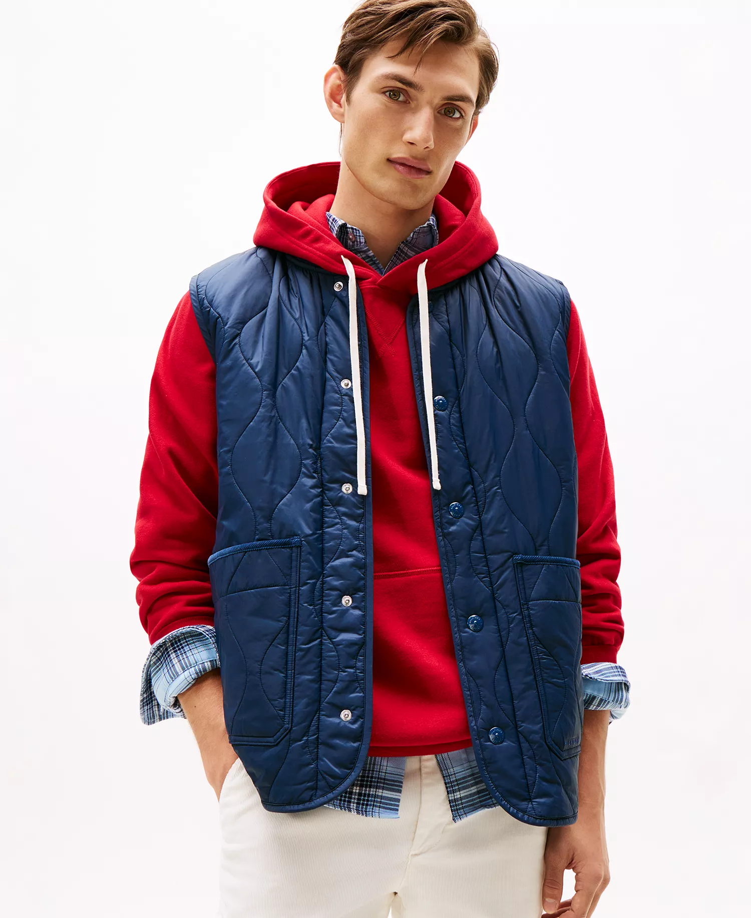 Men's Onion Quilted Vest - Dark Night Navy - L