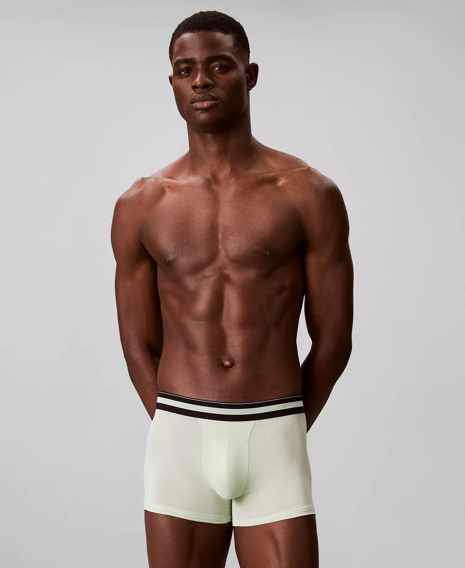 Men's Icon Active Mesh Trunks, 3-Pack - Black/Fungi/Seafoam wave - 1X