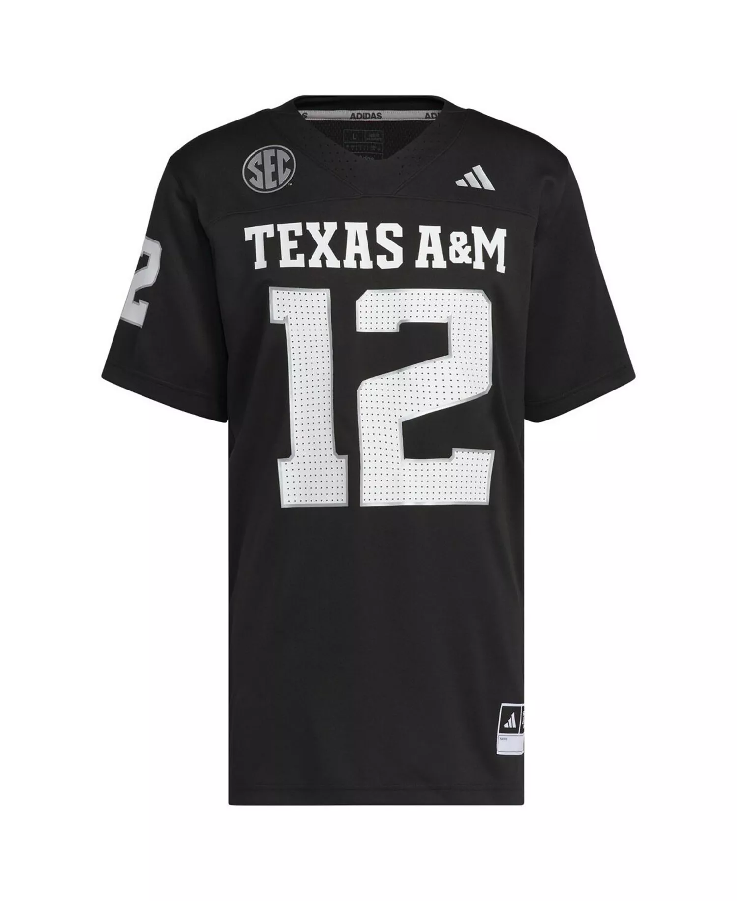 Men's Black Texas A&M Aggies Alternate Premier Strategy Jersey - Black - 3XL