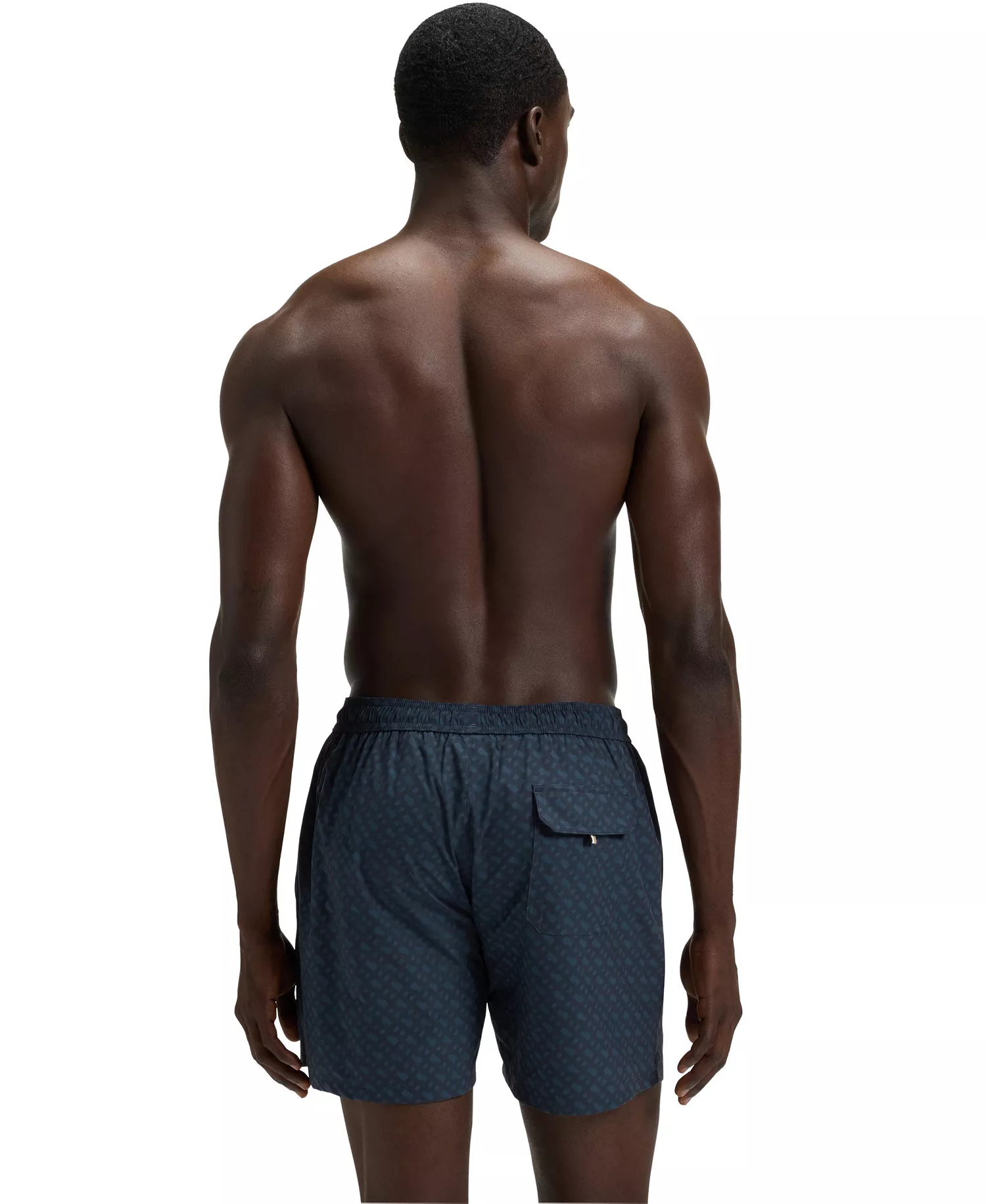 Men's Degrade Monogram Swim Shorts - Open Blue - 2XL