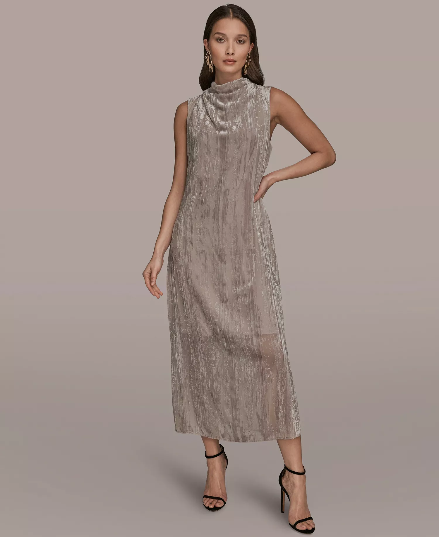 Women's Sleeveless A-Line Dress - Vapor - L