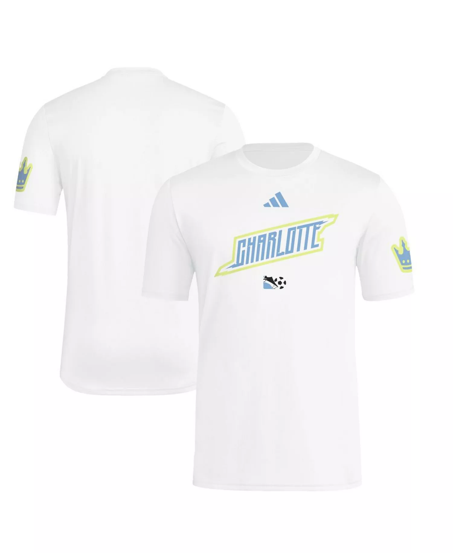 Men's White Charlotte FC 2025 Archive Collection Jersey Hook T-Shirt - White - 2XL