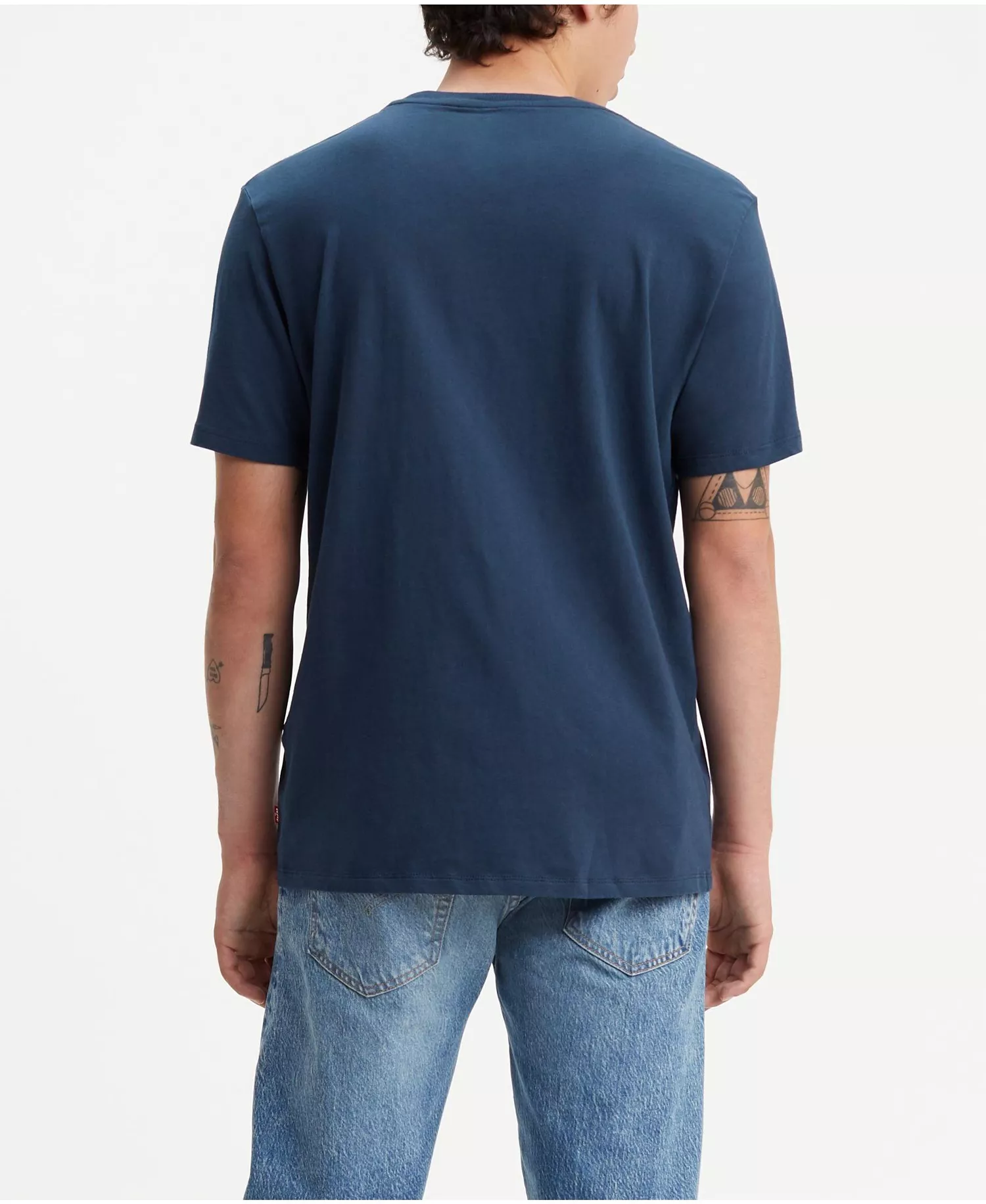 Men's Sportswear Logo Graphic Crewneck T-shirt - Sportswear Logo Dress Blues - 2XL