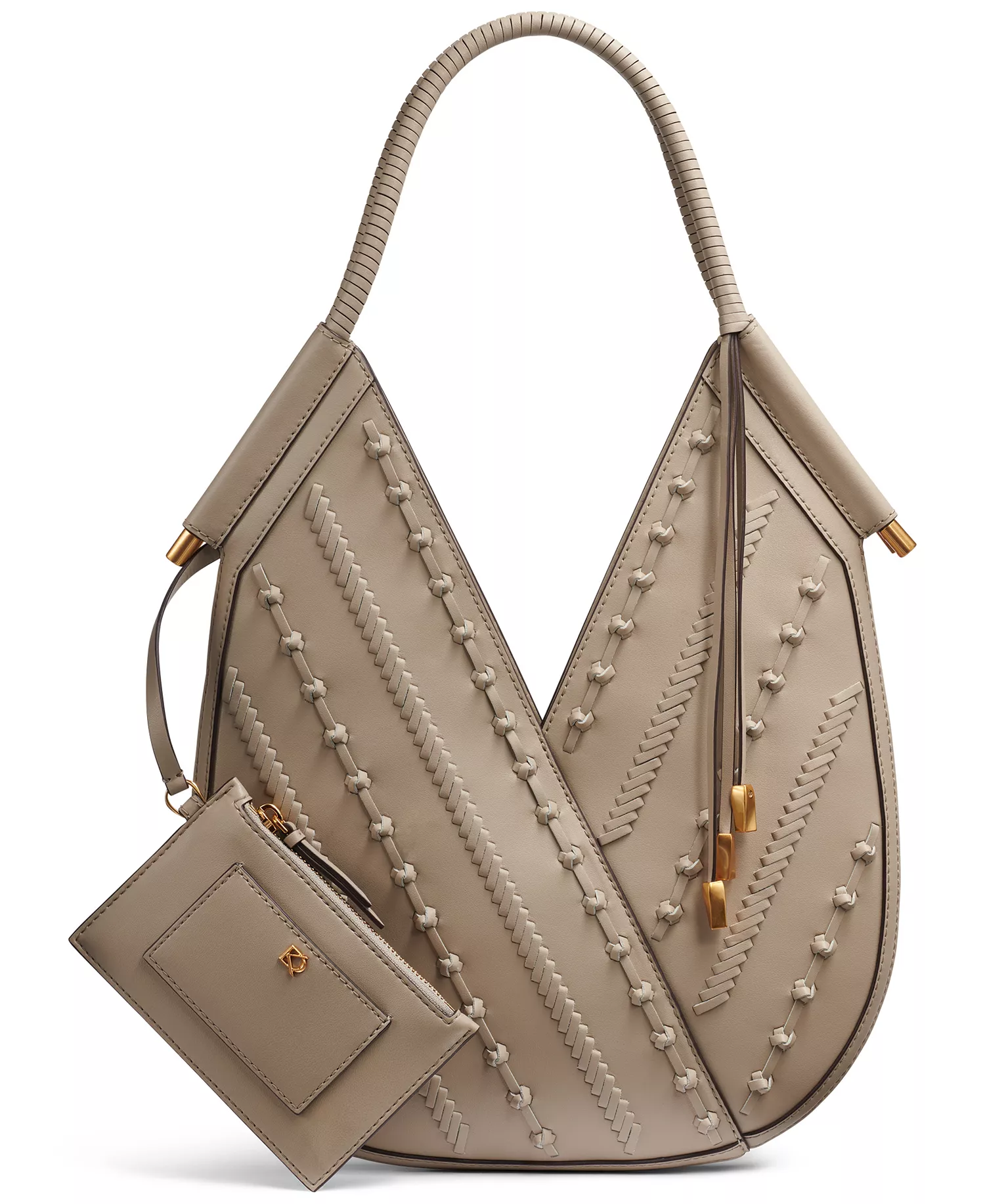 Baldwin Woven Medium Shoulder Bag - Moth - ONE SIZE