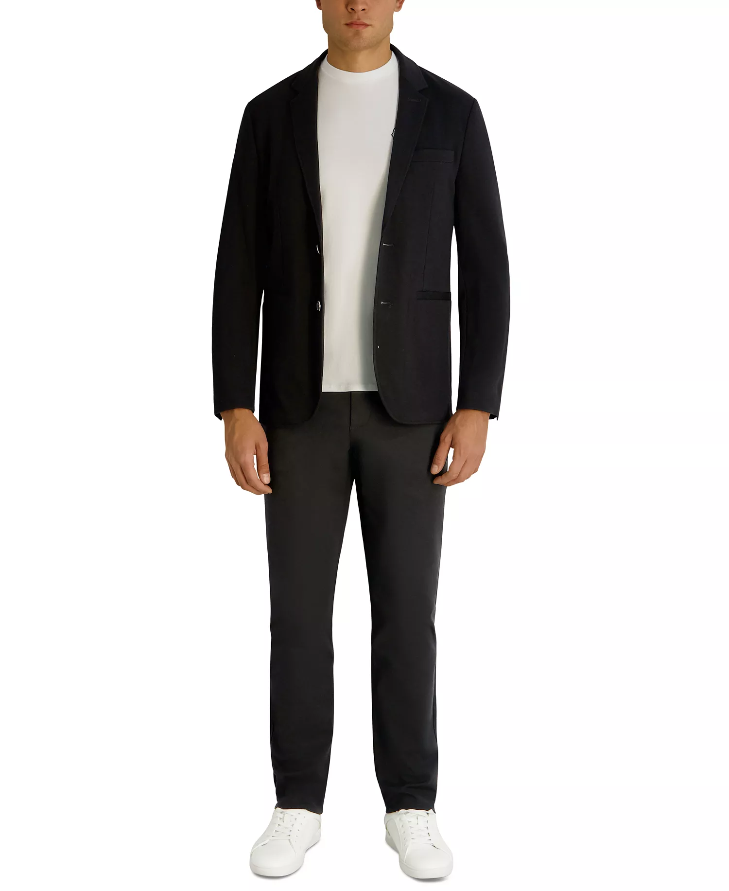 Men's Regular-Fit Blazer - Black - 2XL