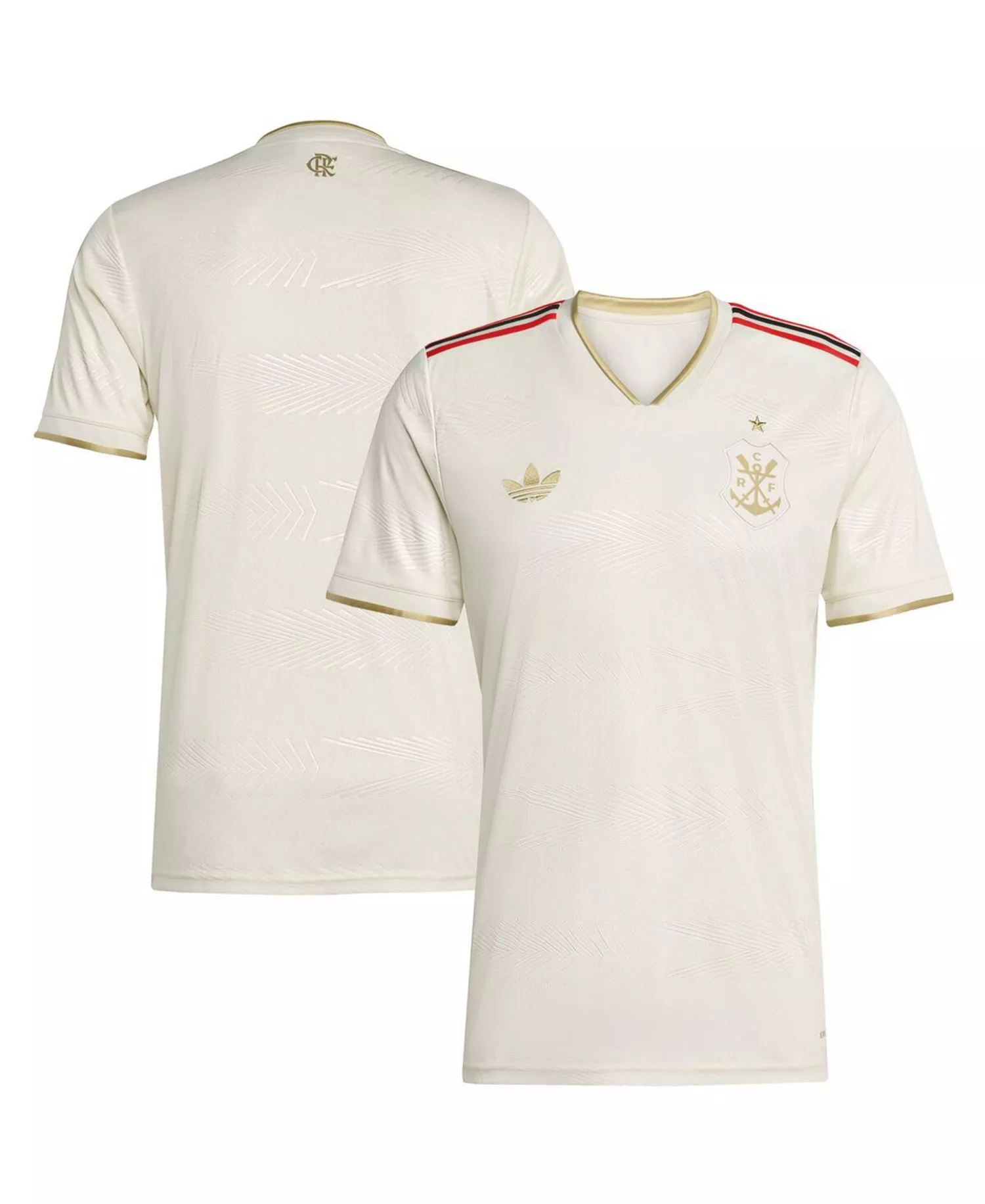 Men's Tan CR Flamengo 2025/26 Third Replica Jersey - Tan - 2XL