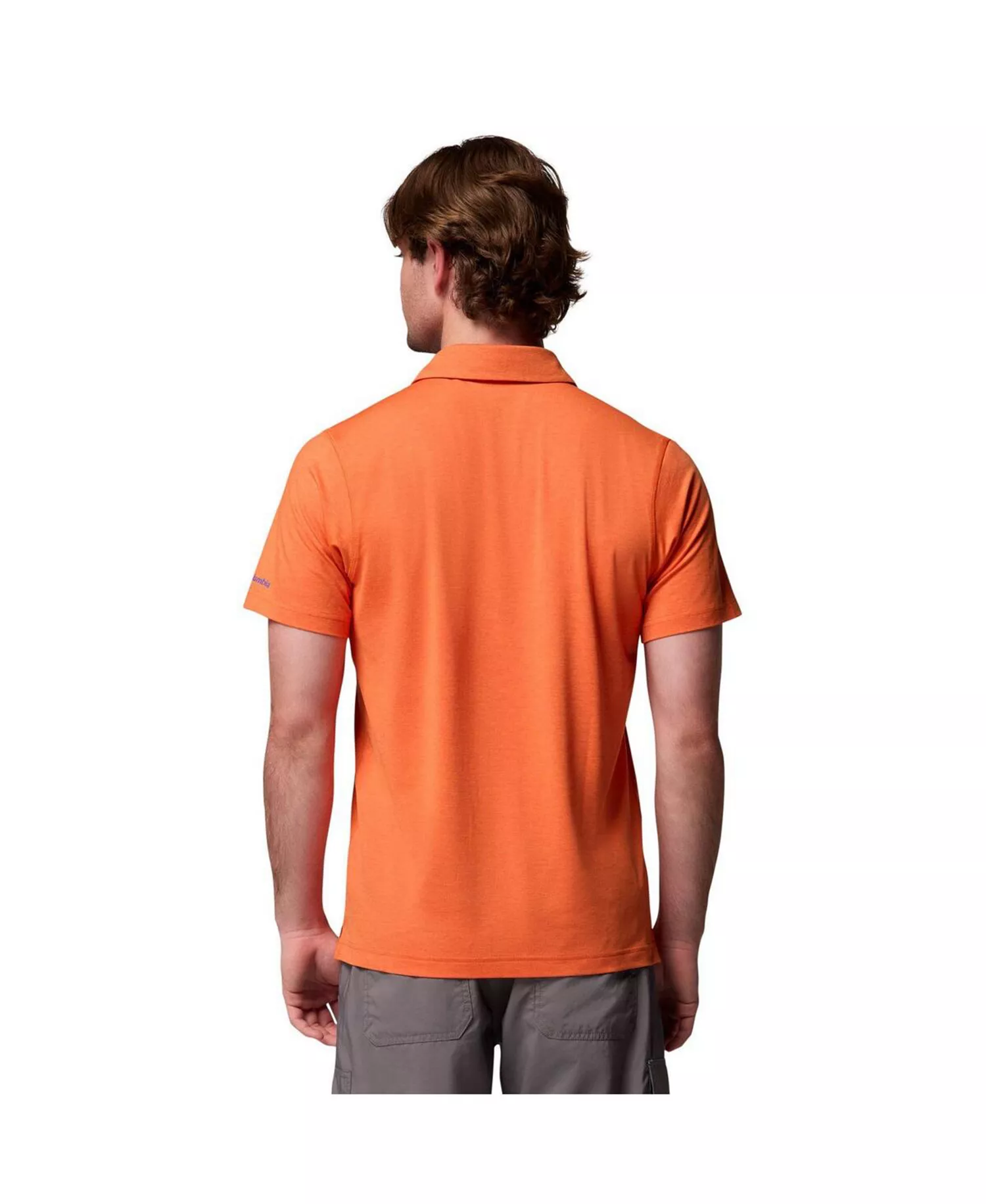 Men's Orange Florida Gators Tech Trail Polo Shirt - Orange - L