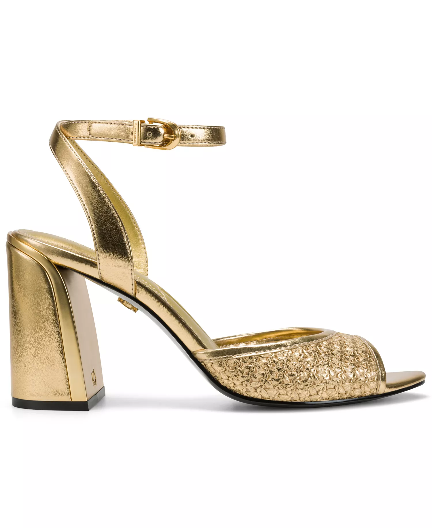 Women's Sinclair Ankle Strap Dress Sandals - Gold - 10