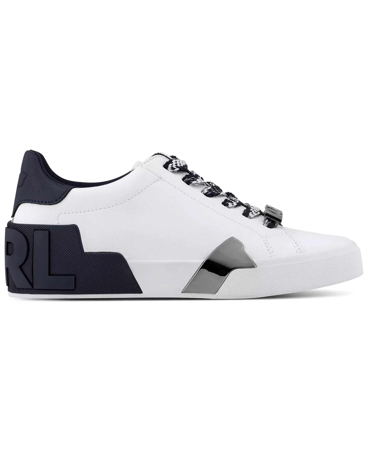 Women's Melora Lace-Up Sneakers - Bright White/Navy - 10