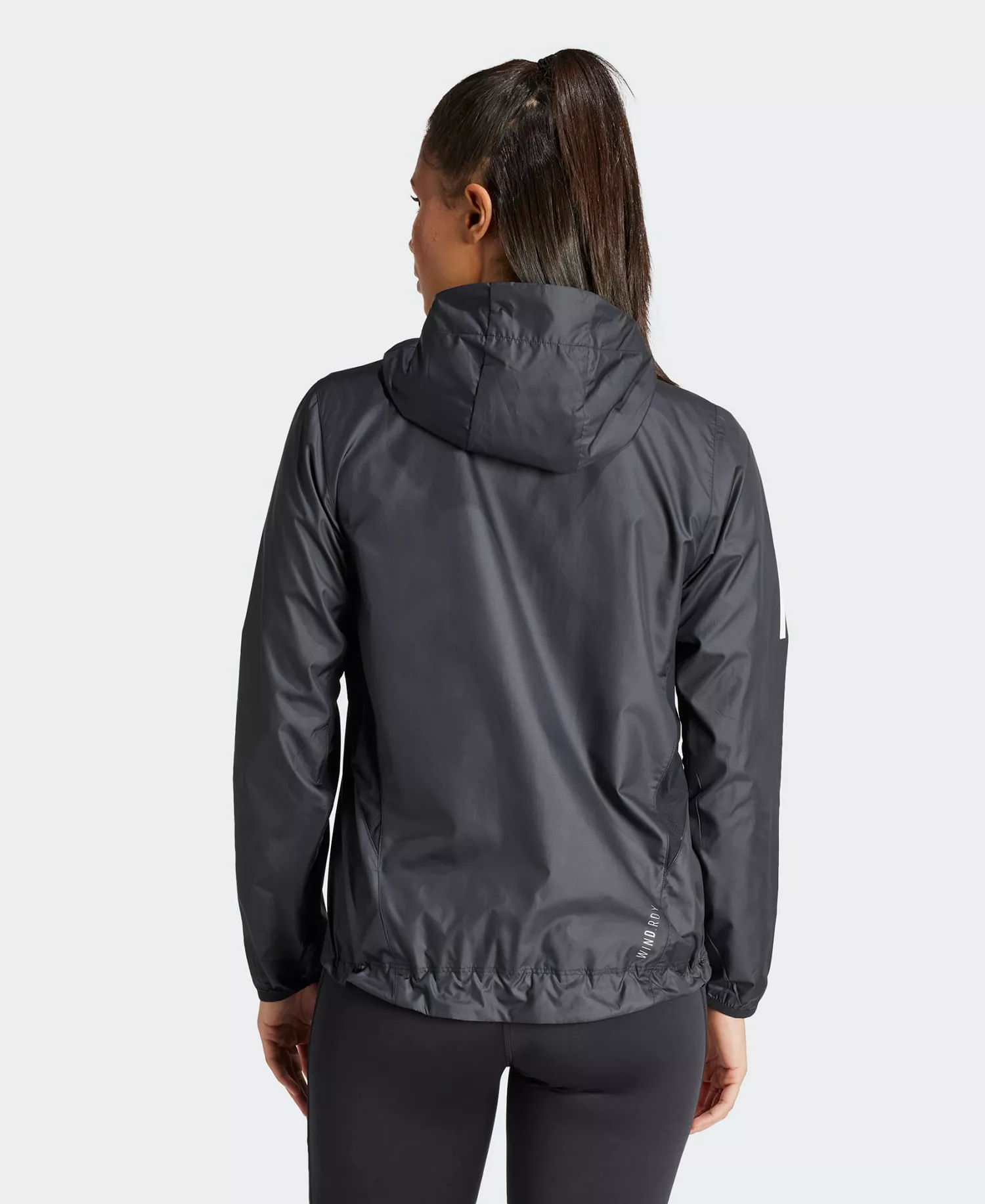 Women's Own the Run Running Full-Zip Jacket - Black - L
