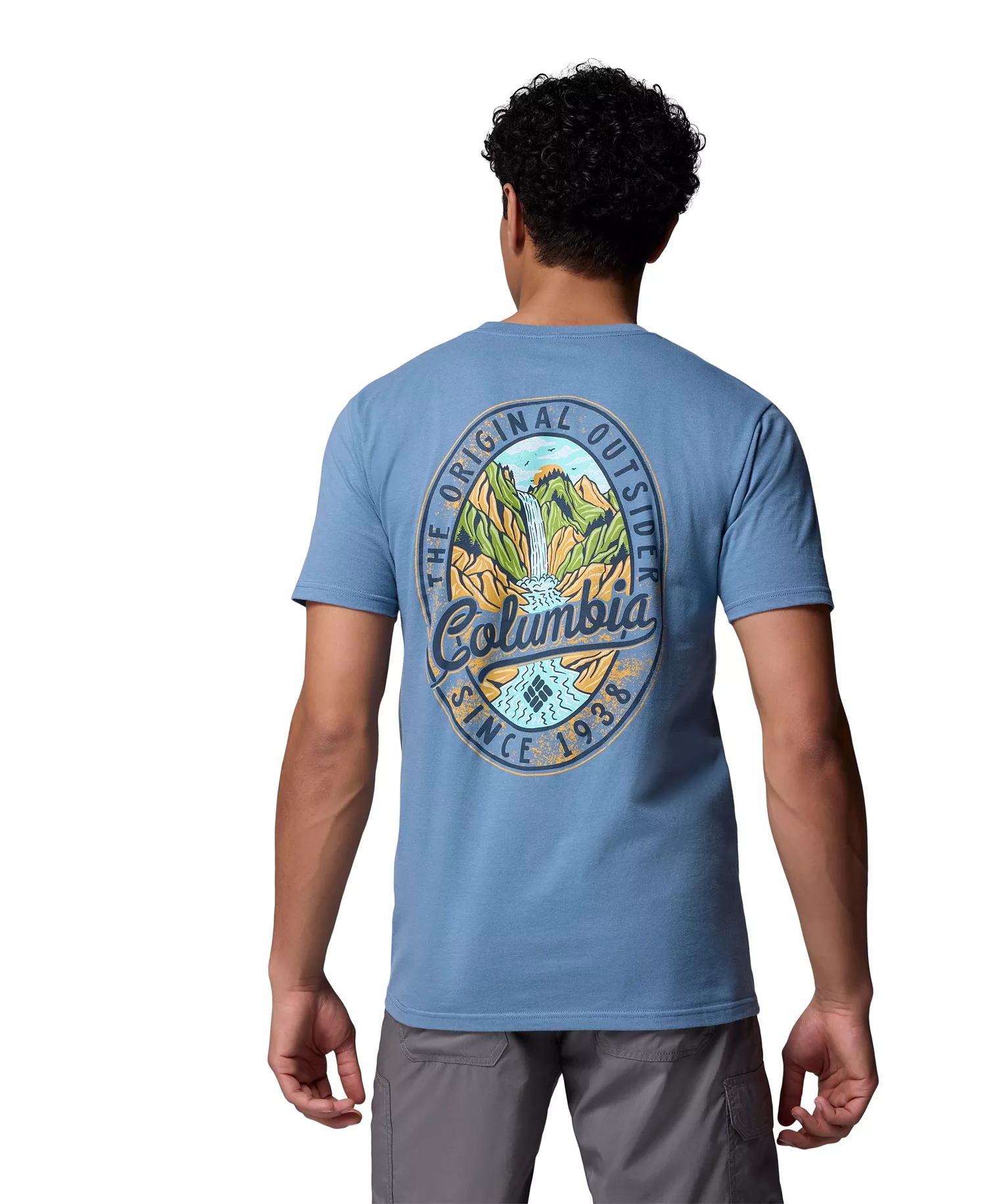 Men's Mist Graphic T-Shirt - Olive - M