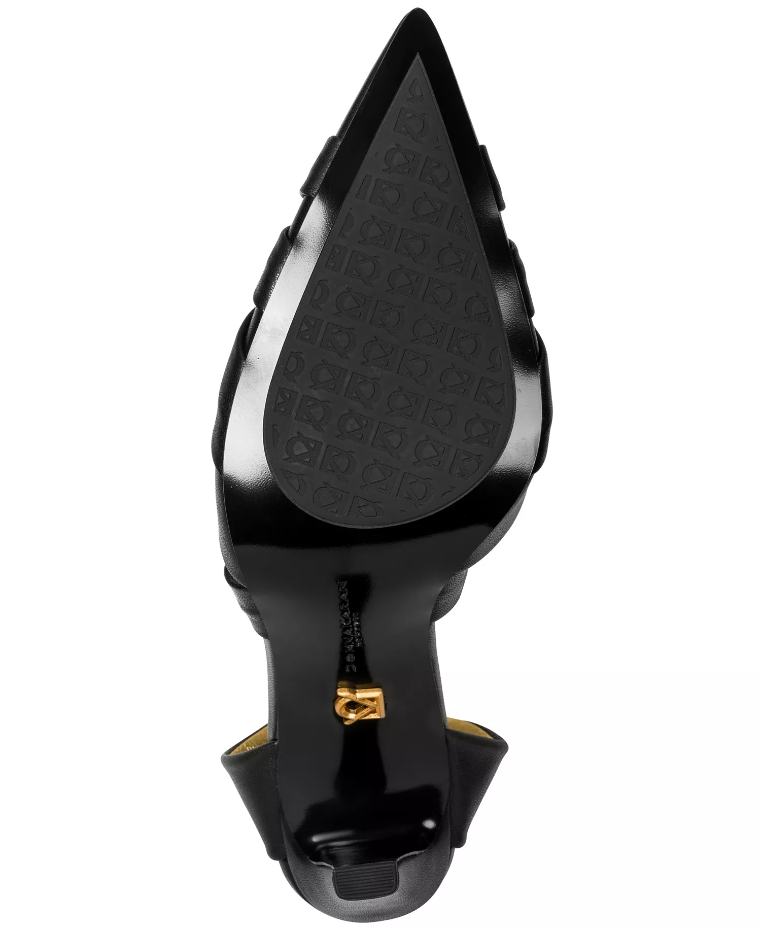 Women's Phia Strappy Pumps - Black Leather - 10M