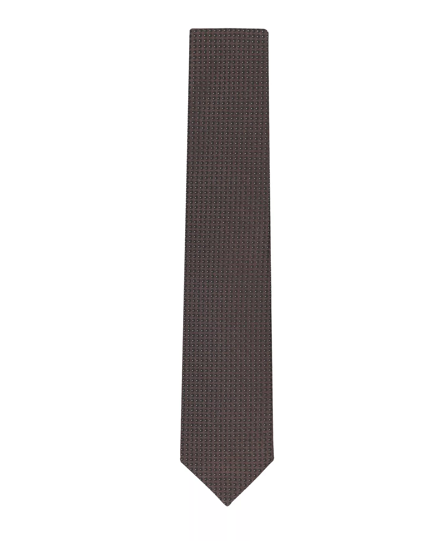 Men's Stella Micro Pattern Tie - Brown - ONE SIZE