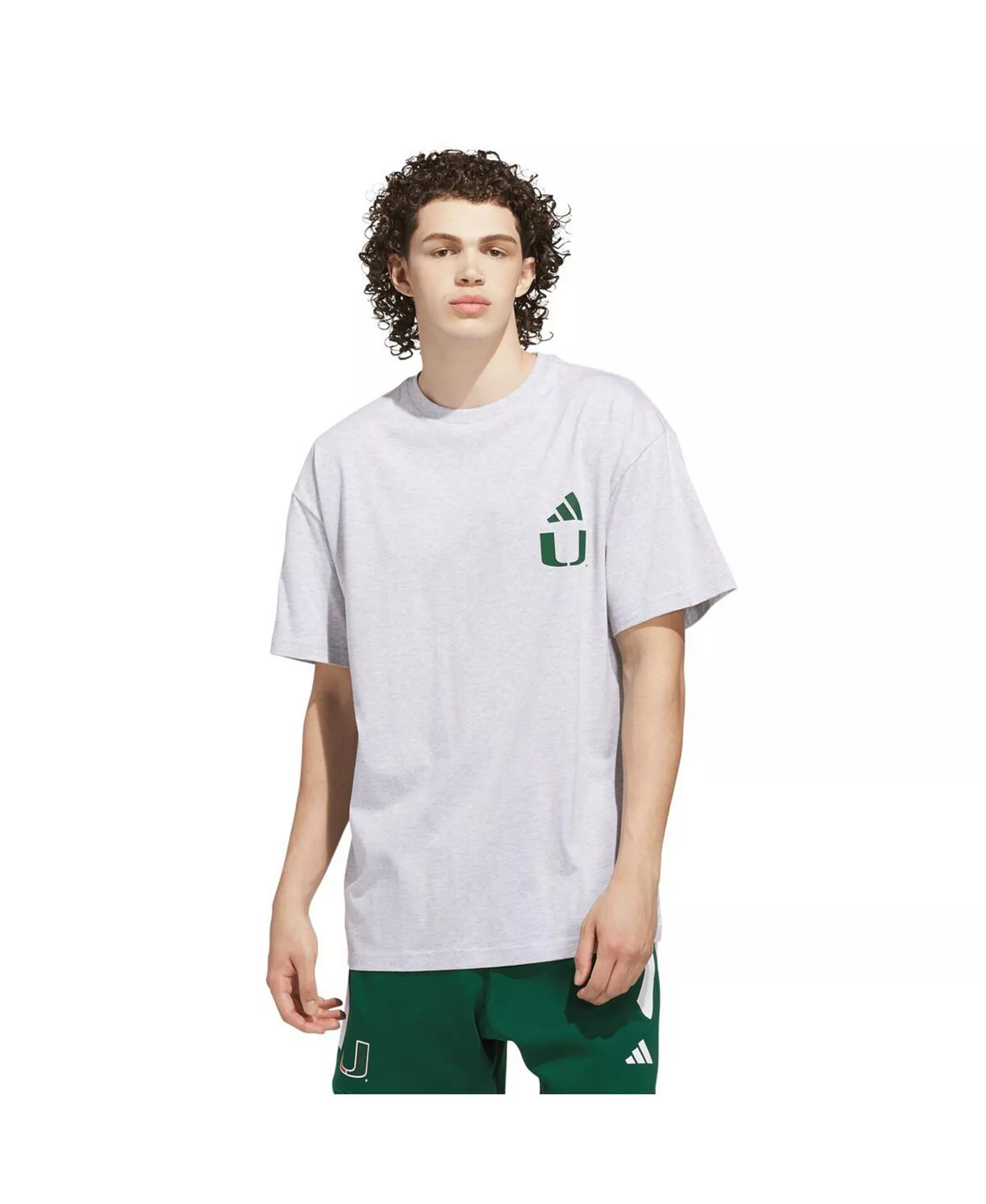 Men's Gray Miami Hurricanes Off-Court T-Shirt - Gray - 2XL
