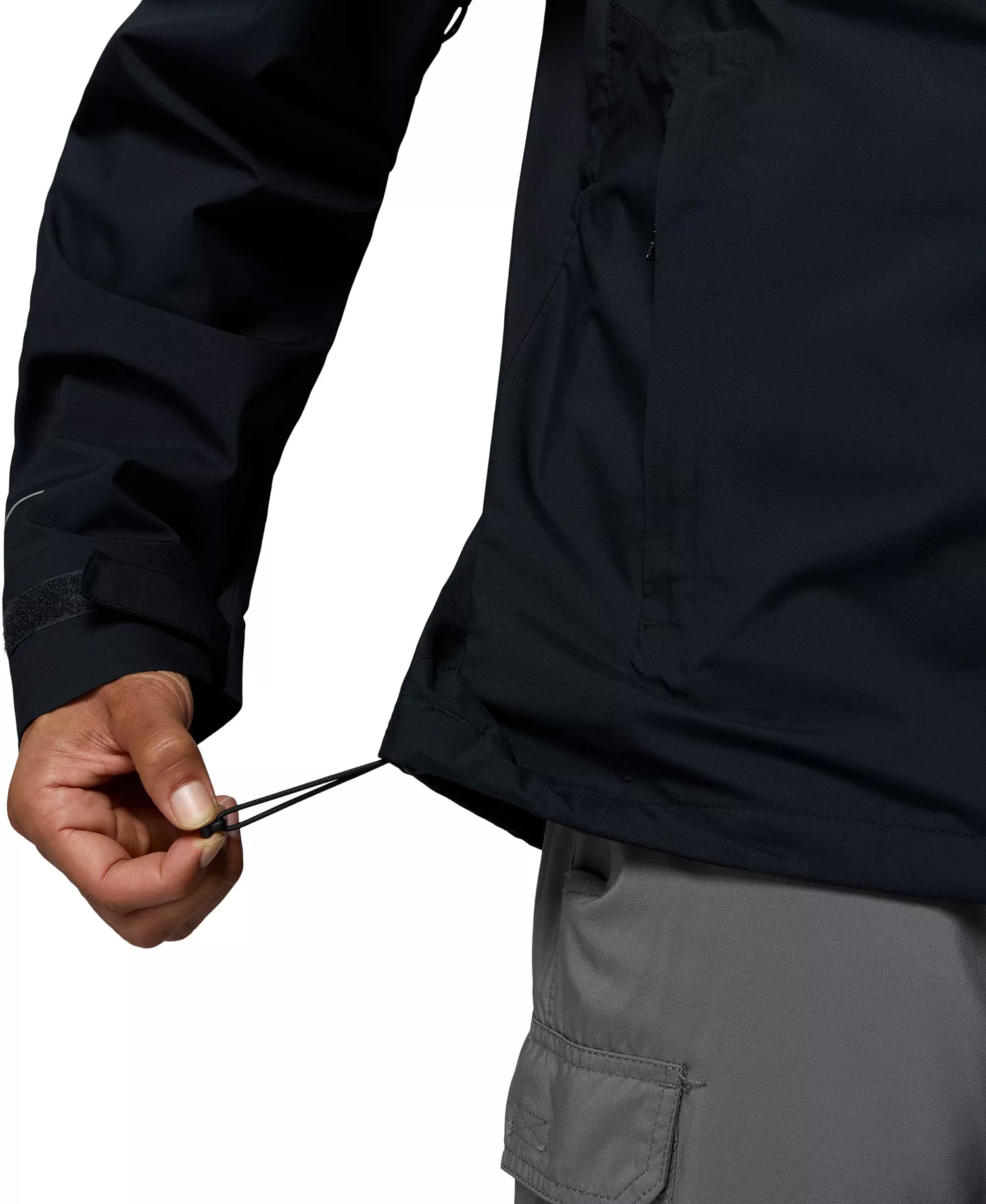 Men's Trailborne Hooded Jacket - Black - L