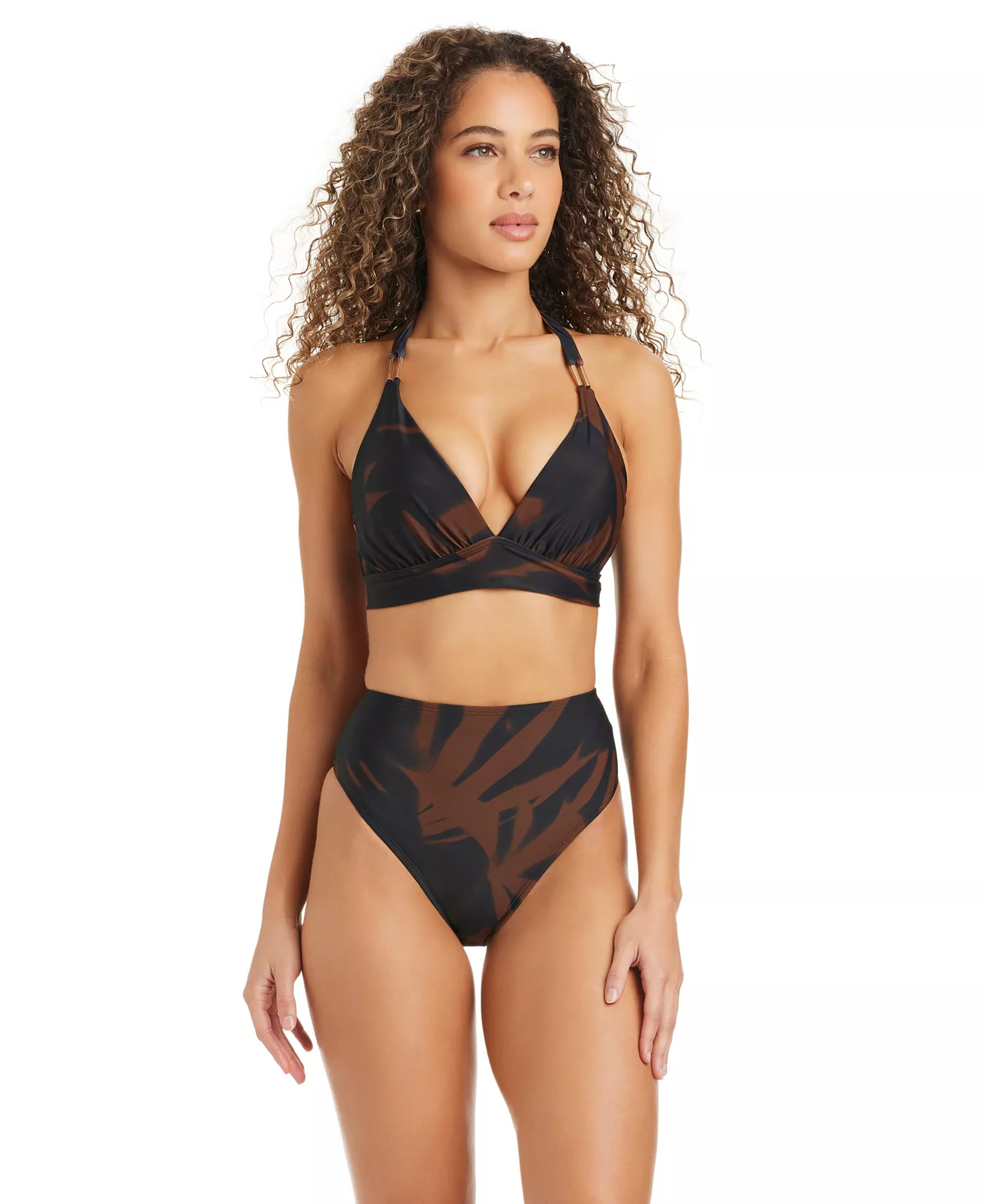 Women's Palm Breeze Banded Sweetheart Neck Bra, Macy's Exclusive - Java - L