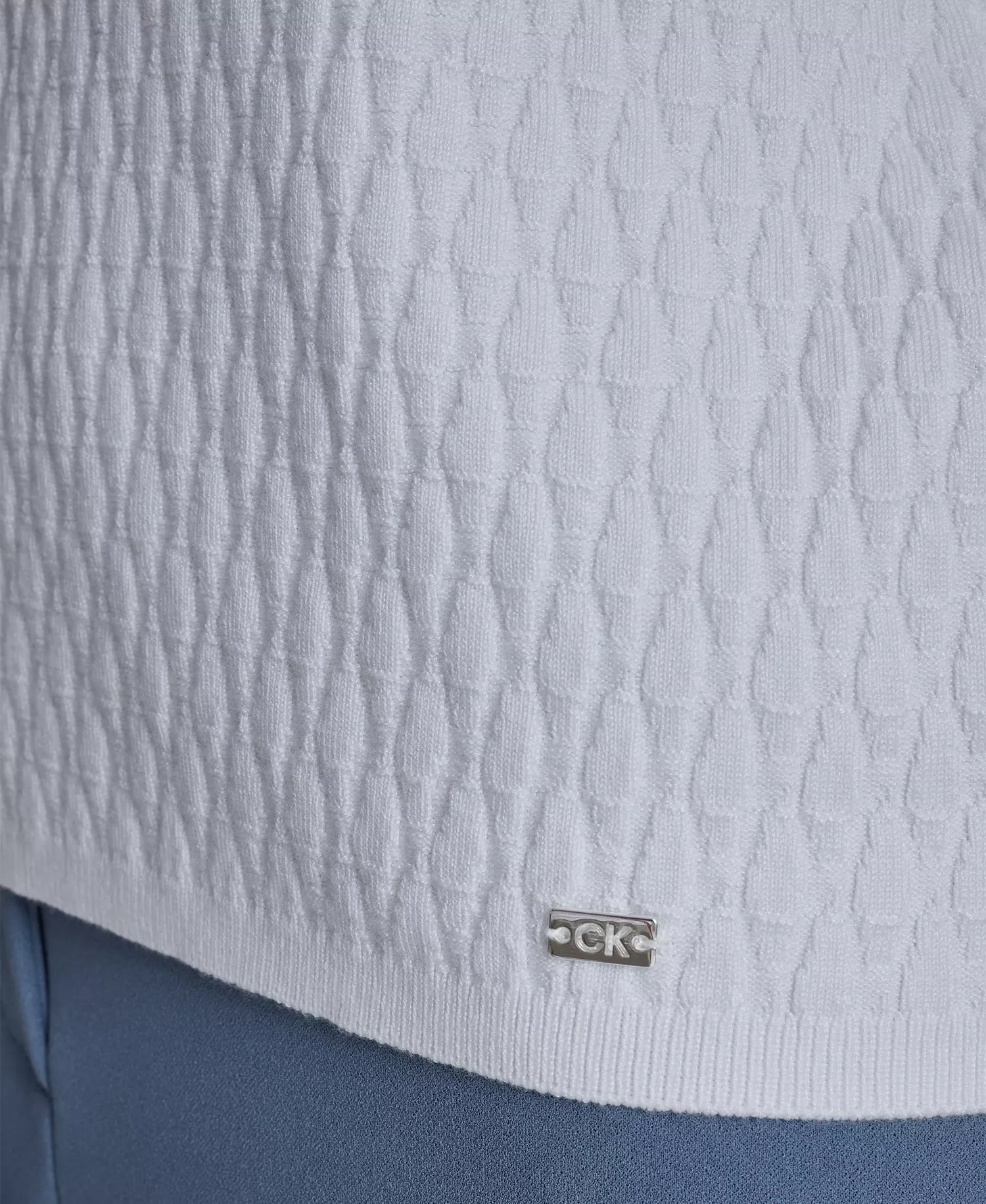 Petite Textured Short-Sleeve Sweater Top - Cream - P/L