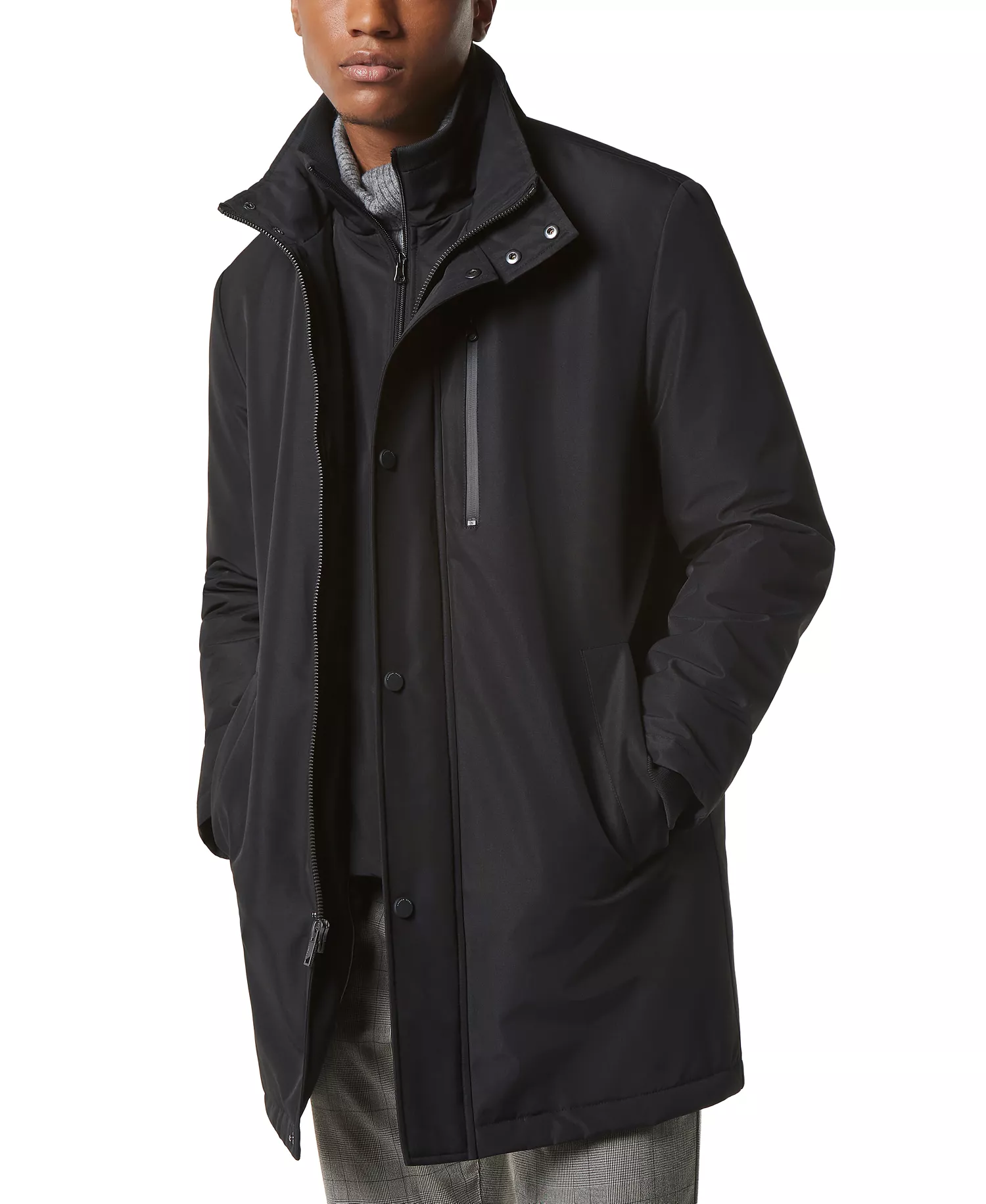 Men's Picton City Rain Car Coat - Black - L