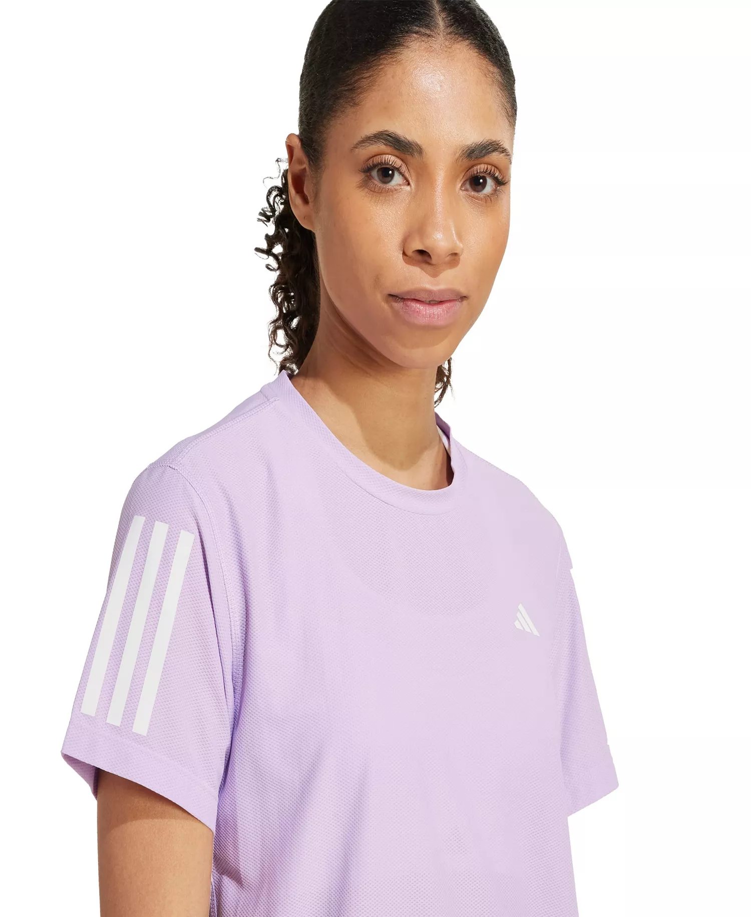 Women's Own The Running T Shirt - Powder Plum - M