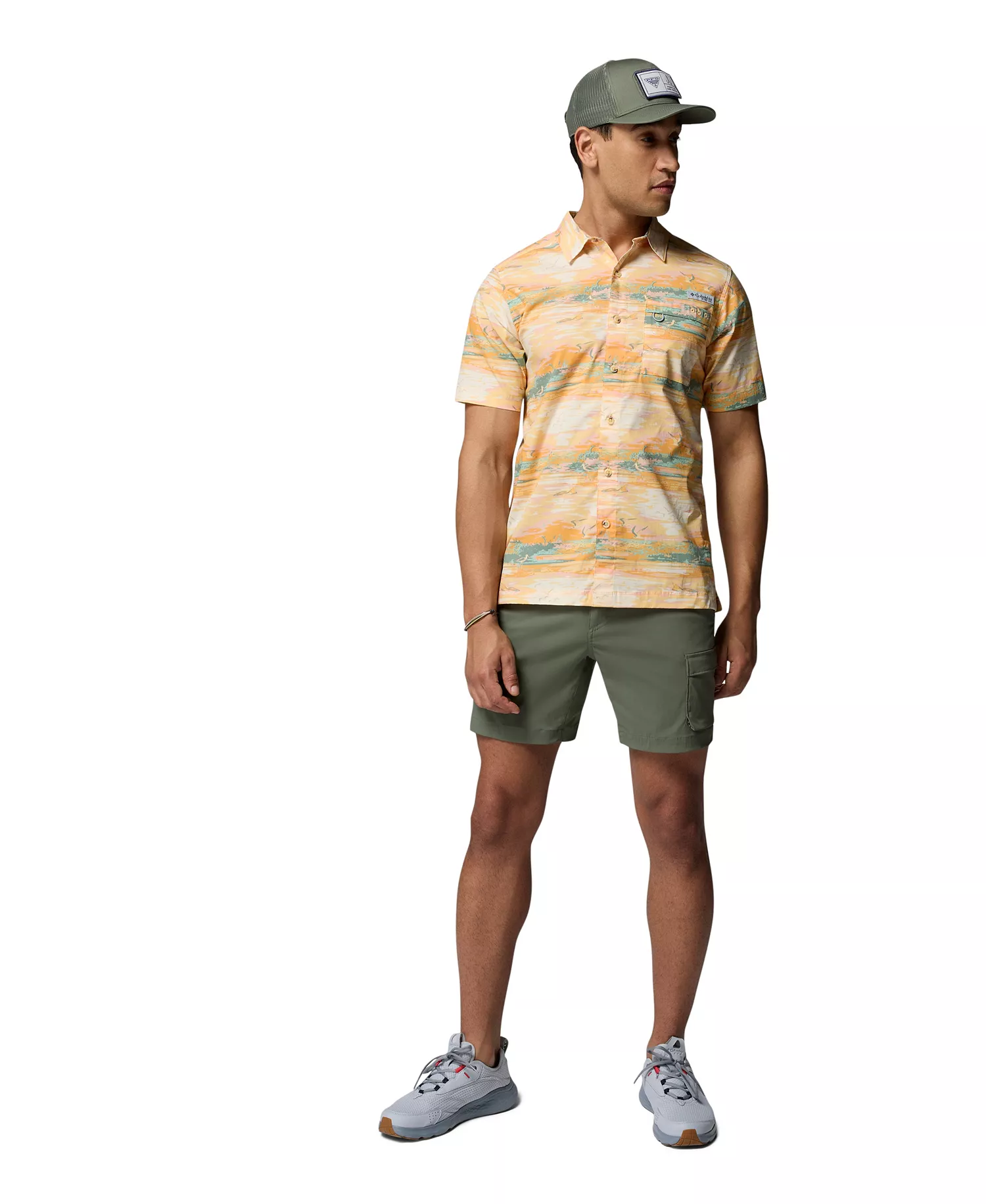 Men's Wild Cast Camp Shirt - Cocoa butter - L